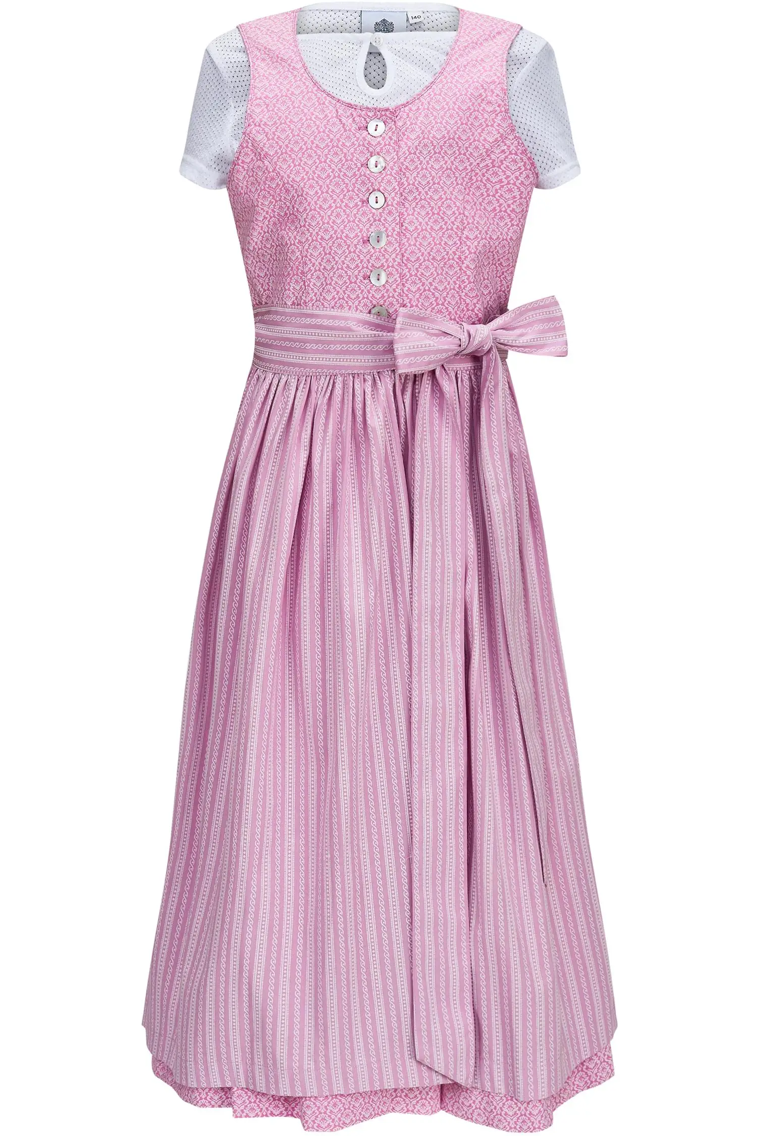 Kinderdirndl Wallersee von Hammerschmidt in Pink