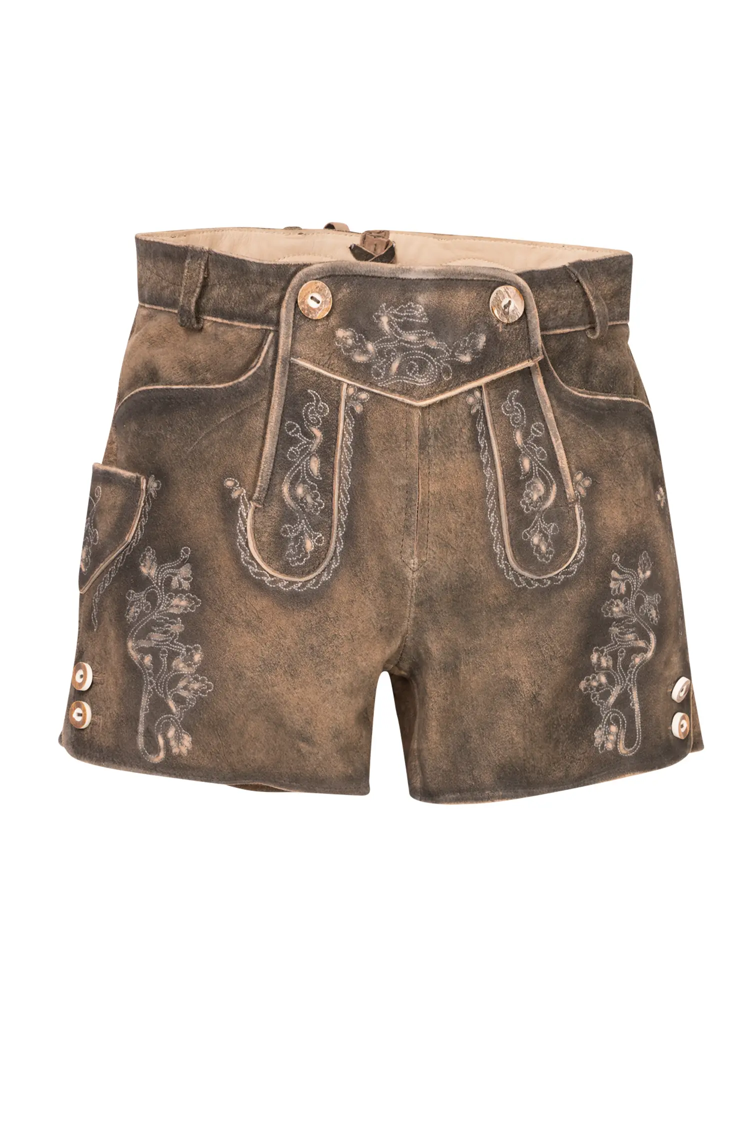 Lederhose Bogensee in Braun