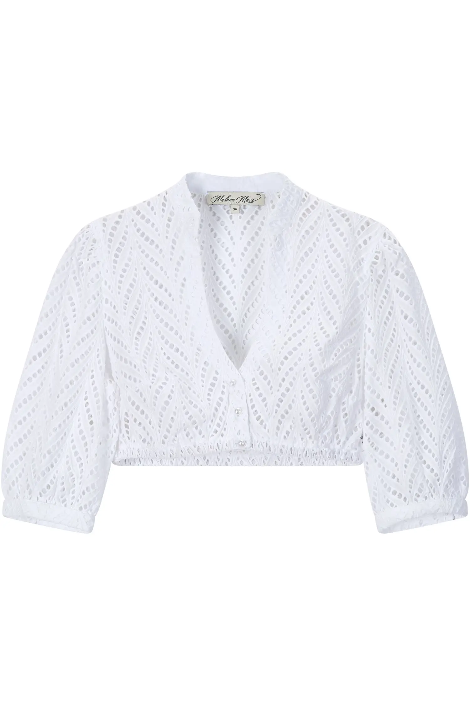 Dirndlbluse Norelin von Madame Marie in Weiß Dirndlbluse Norelin von Madame Marie in Weiß