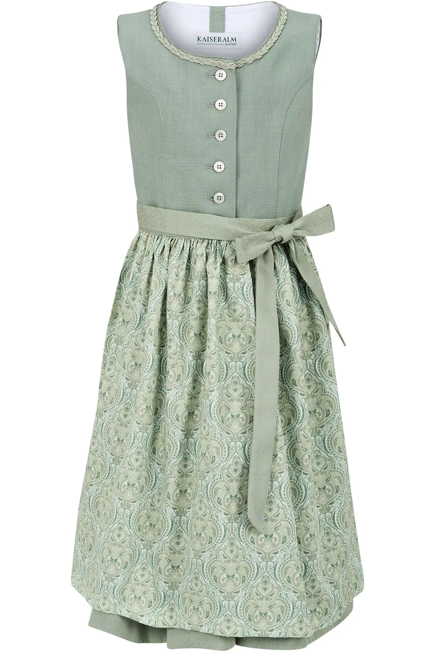 Kinderdirndl Pia in hellgrün von Kaiseralm