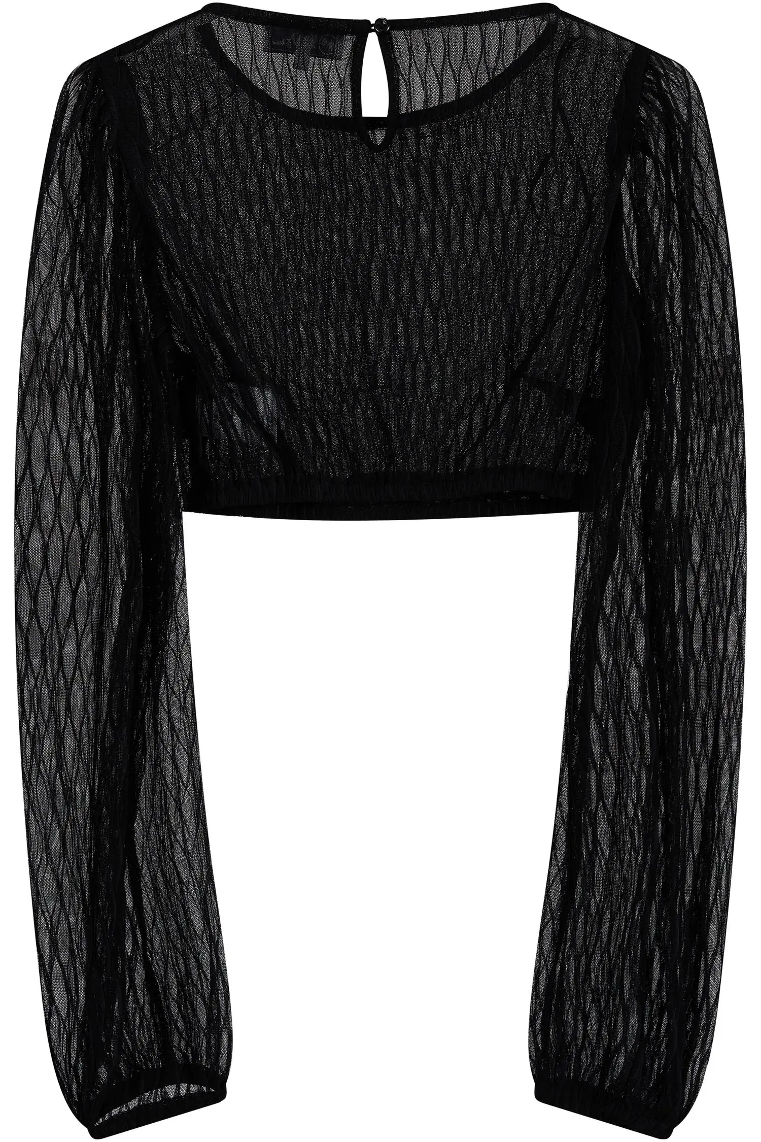 Dirndlbluse Böhen von MarJo in Schwarz