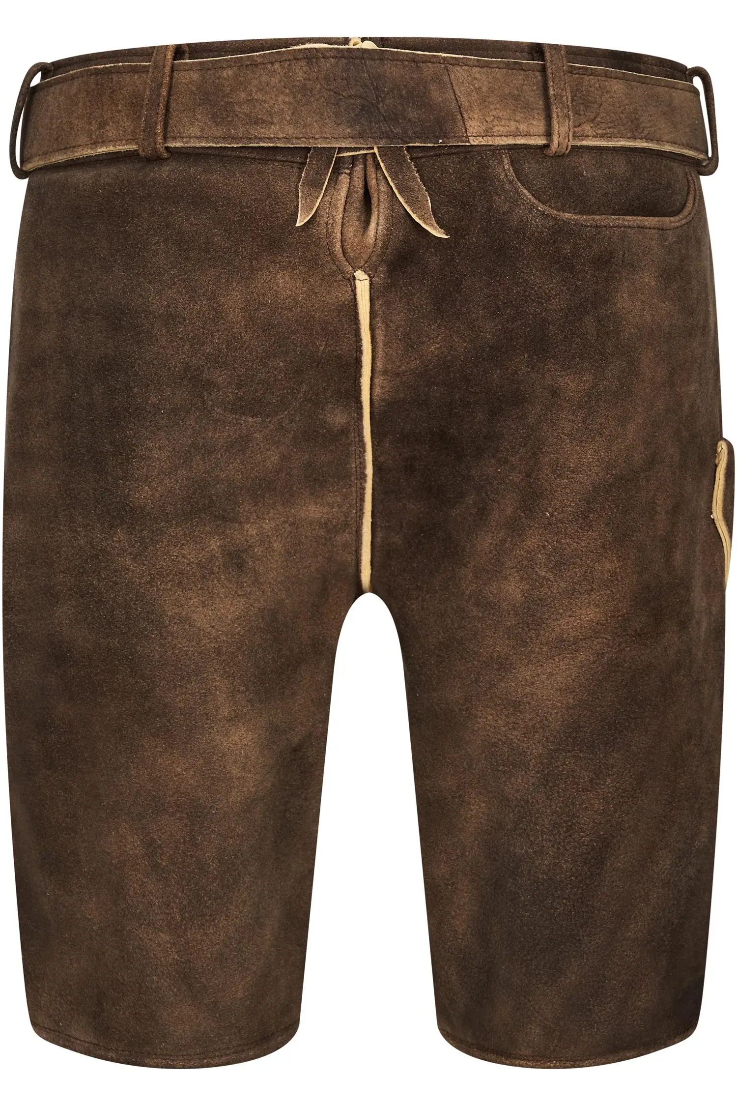Braune Gamsbock Lederhose Hannes