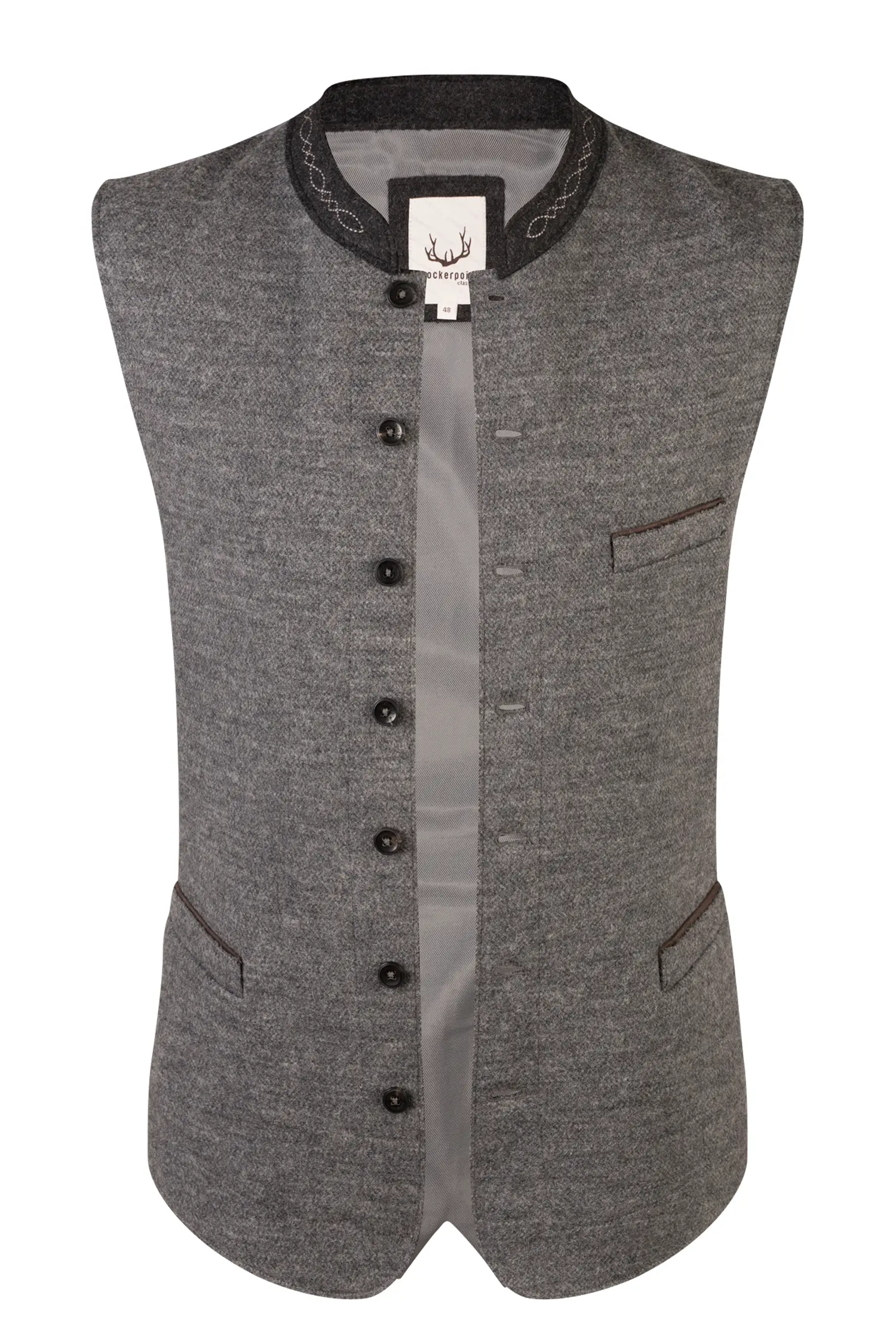 Trachtenweste Jules in grau