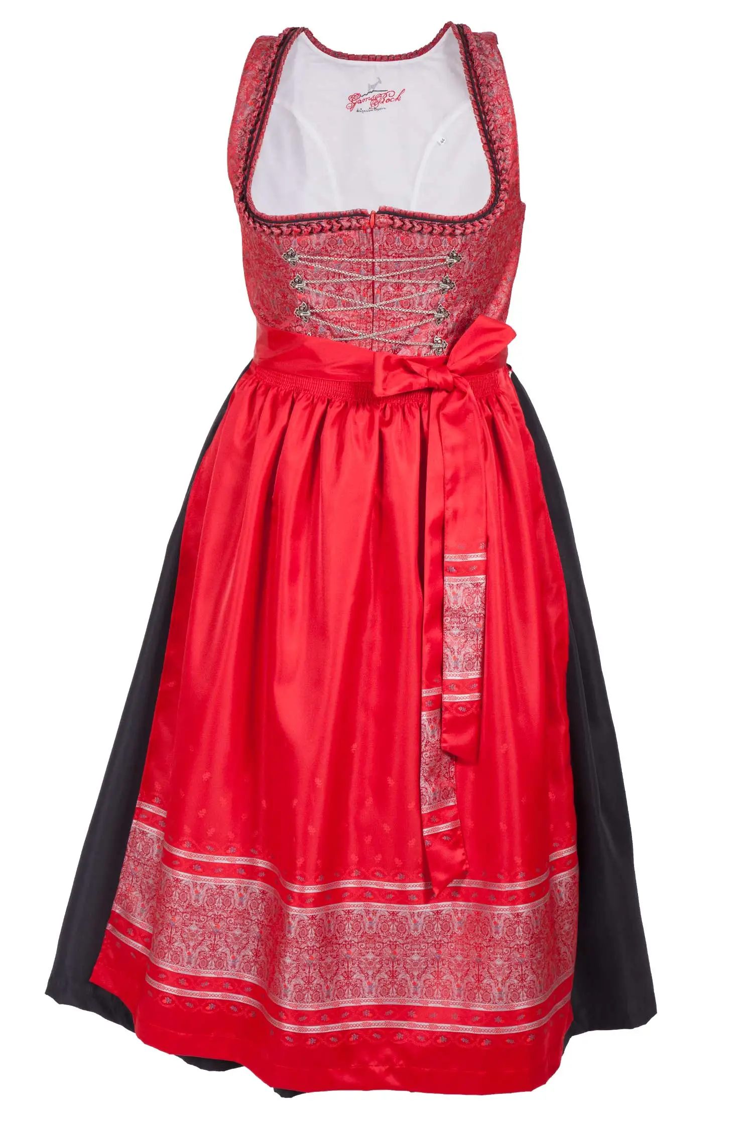 Langes Dirndl Lisa in leuchtendem rot xxl