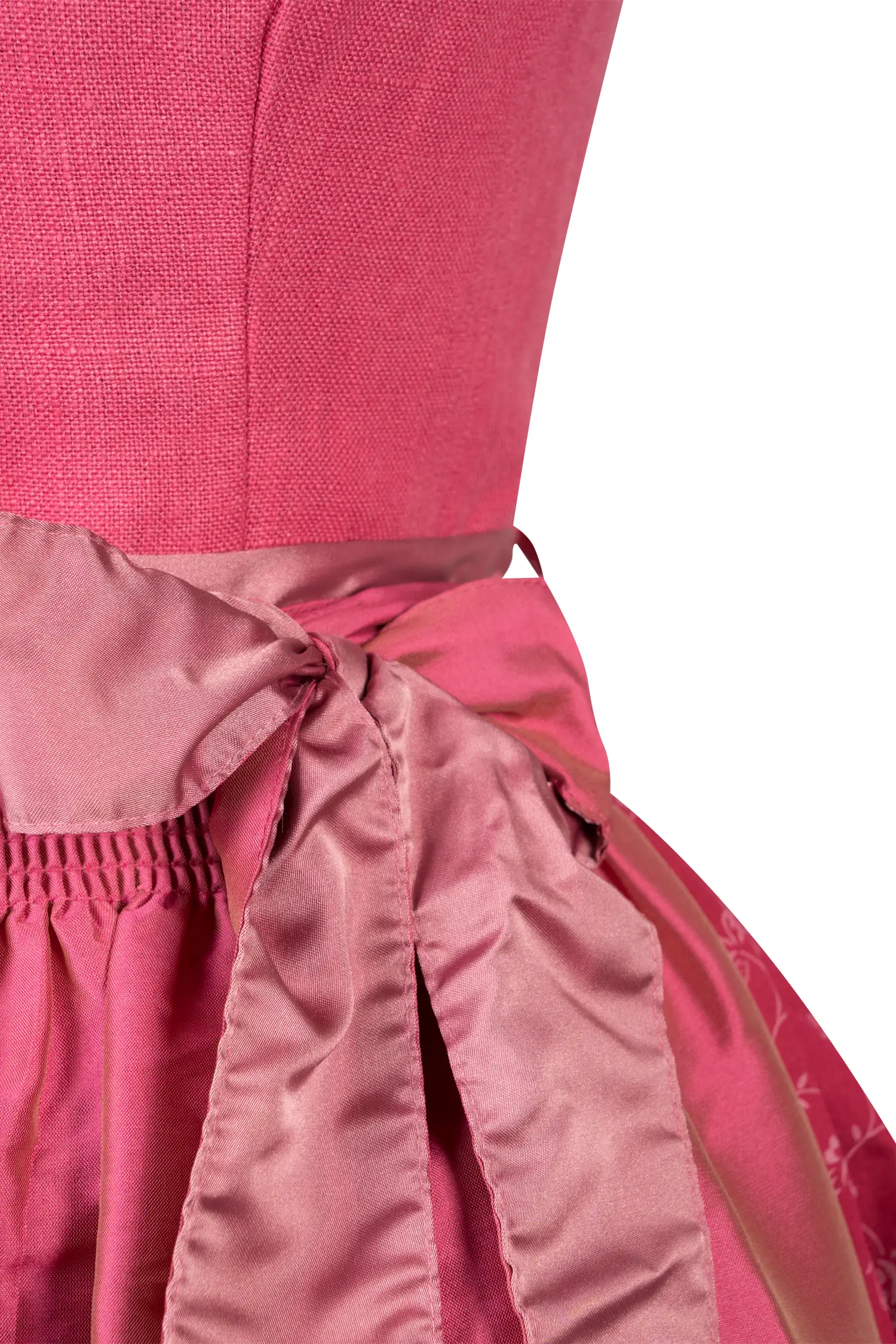 Rotes Dirndl von Stockerpoint Detail Mieder