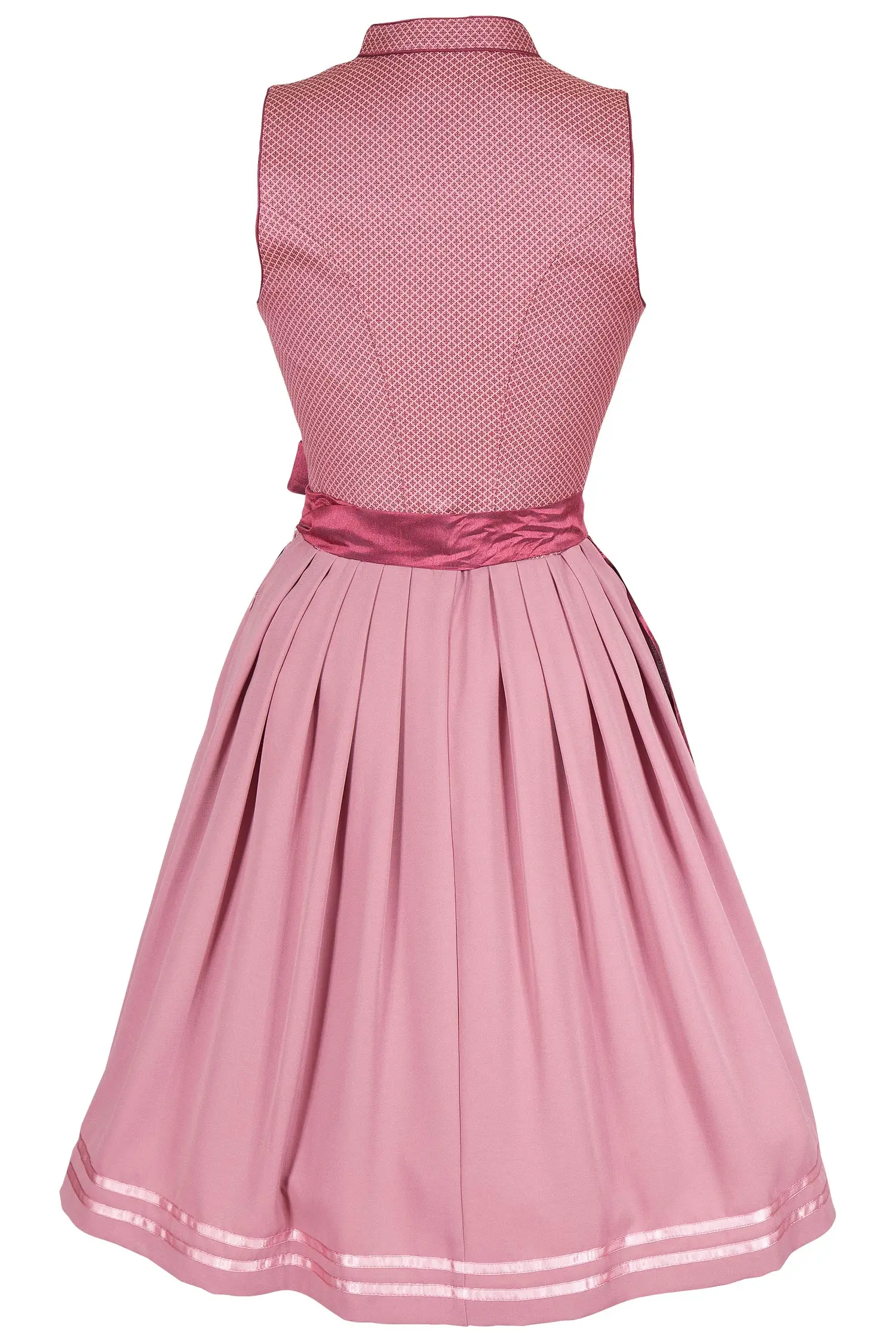 mini-dirndl-beere-3087-0021-ro6-20-02a-4410-c Mini Dirndl in beere und altrosa mit V-Ausschnitt hinten