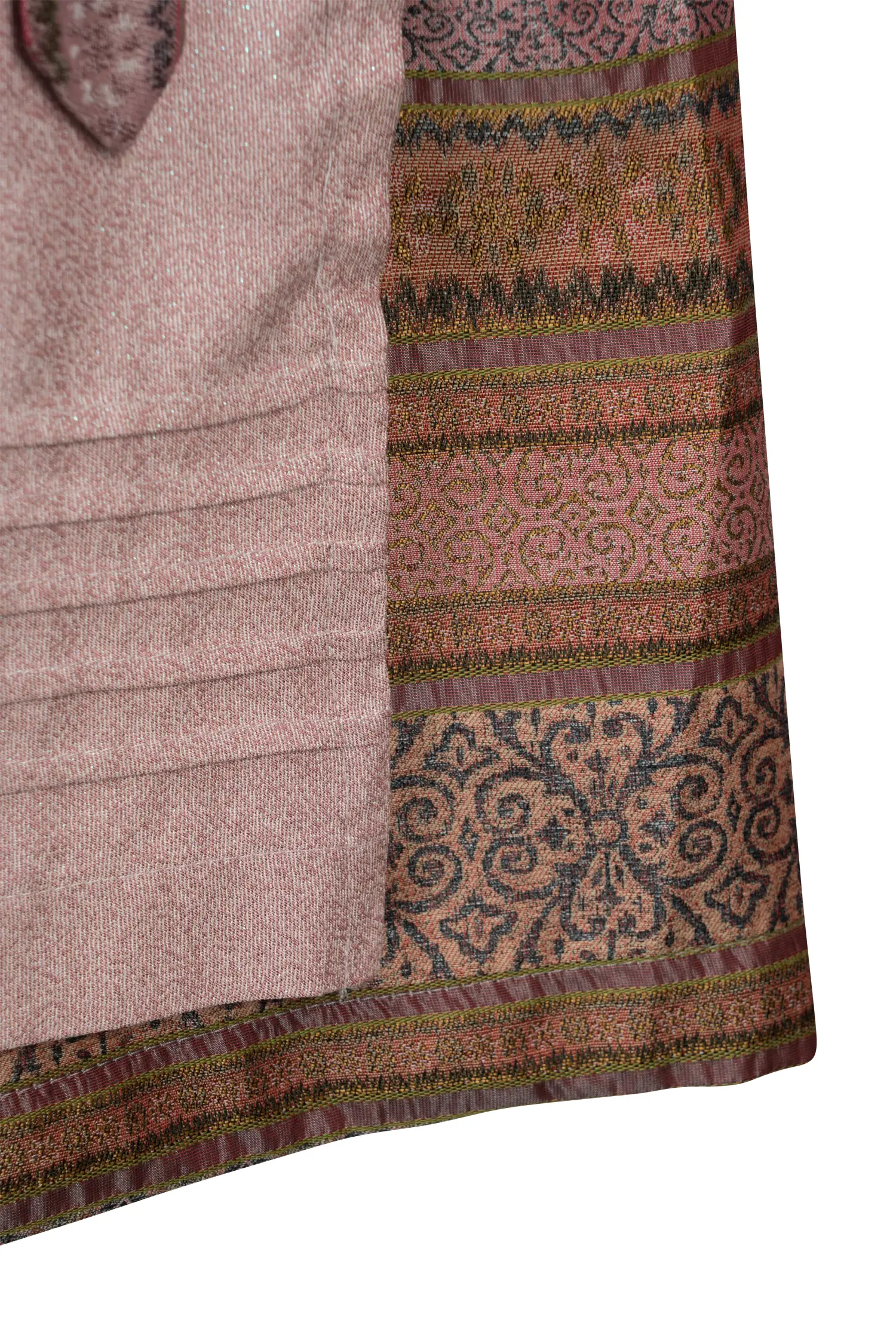 Tramontana Dirndl in altrosa mit Samtmieder - Detail Rock