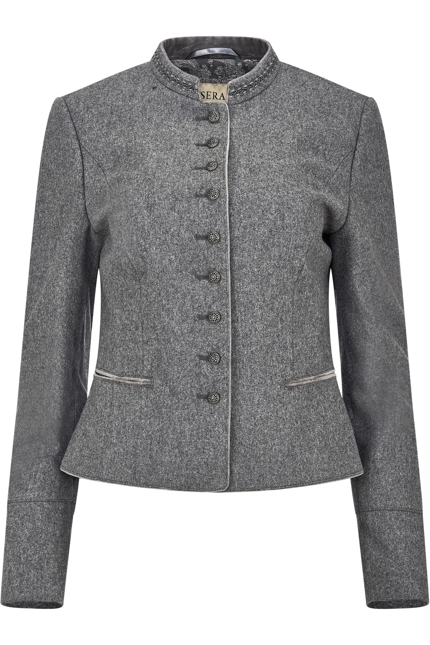 Kaiseralm Damenjanker Claris-B in Grau