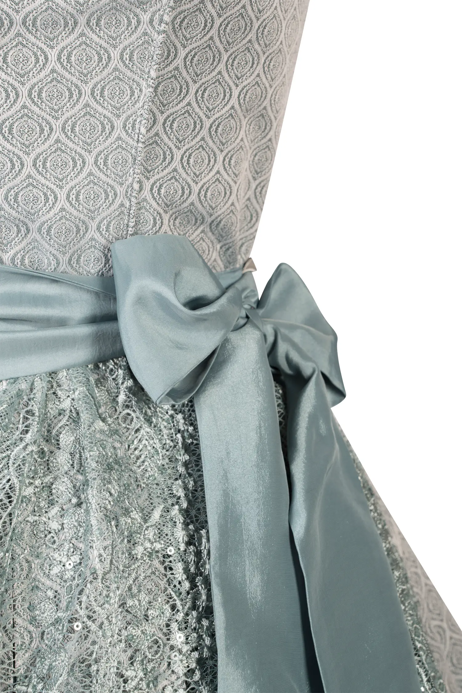 Dirndl von Gamsbock in Mint Detail Mieder