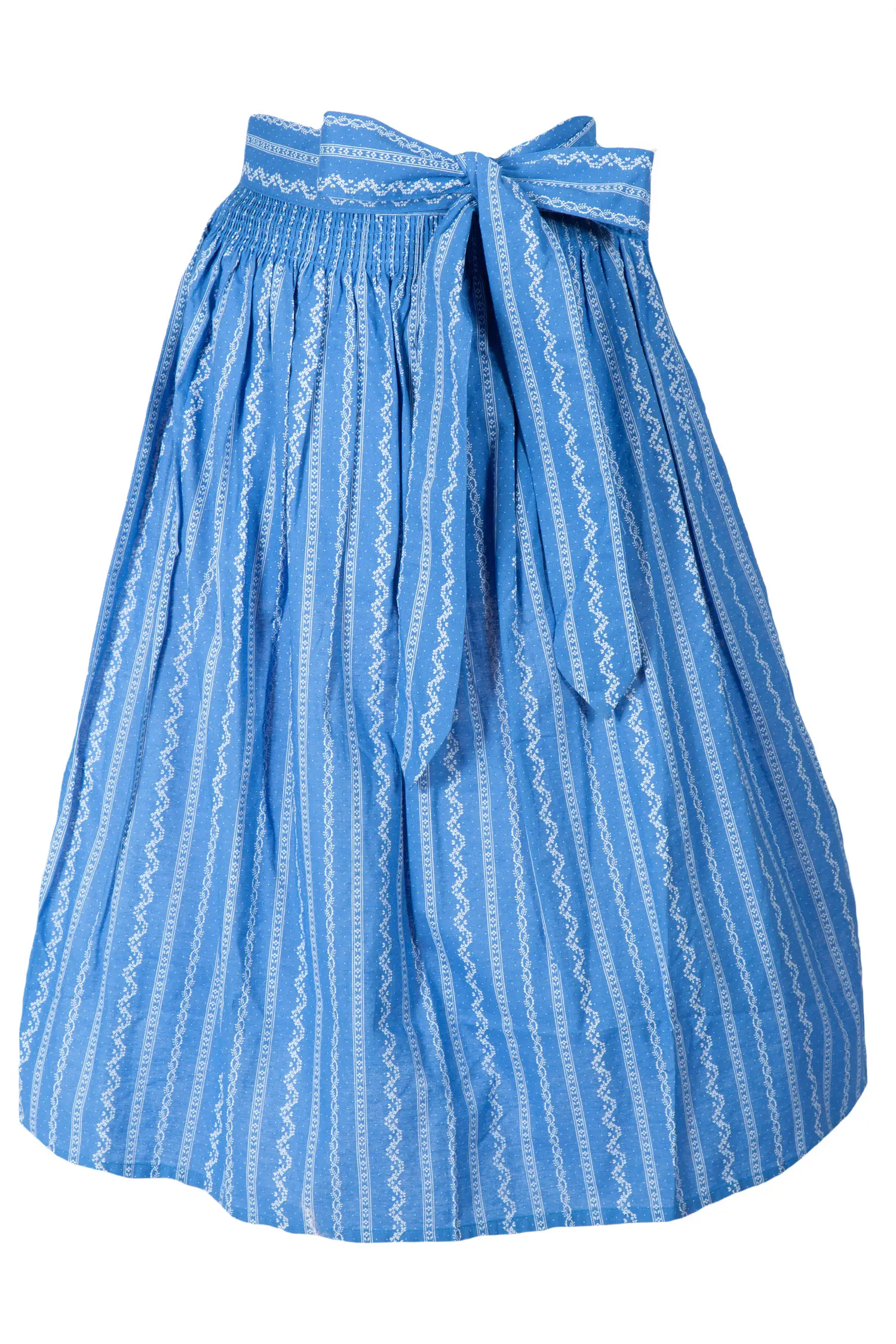 Dirndlschürze in blau 70 cm