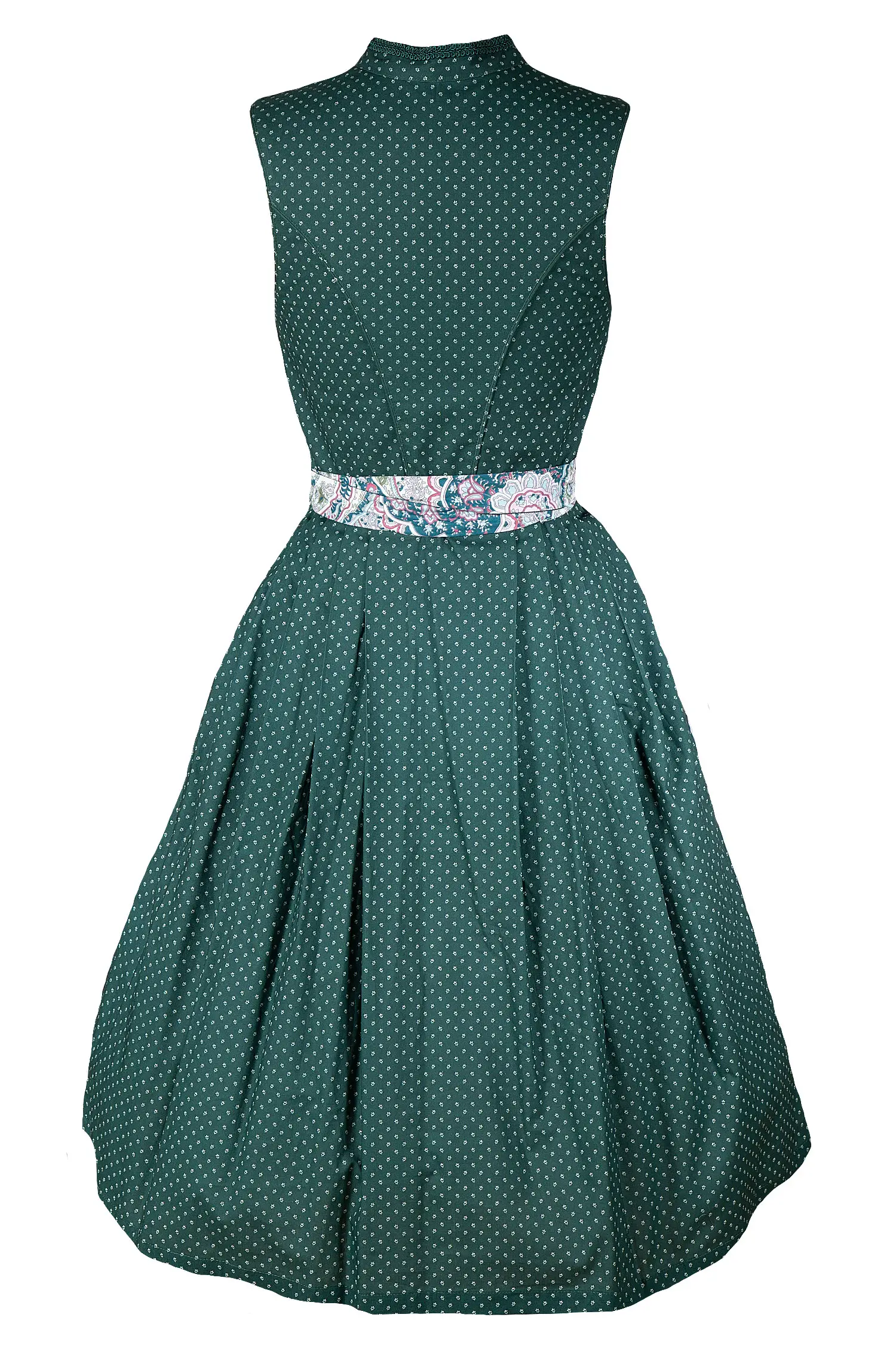 Dirndl von Julias Dirndl in tanne - Rückansicht