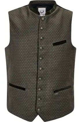 Stockerpoint Trachtenweste Lorenzo – Gilet Tradizionale In Velluto Per Uomo, Elegante E Versatile - 2