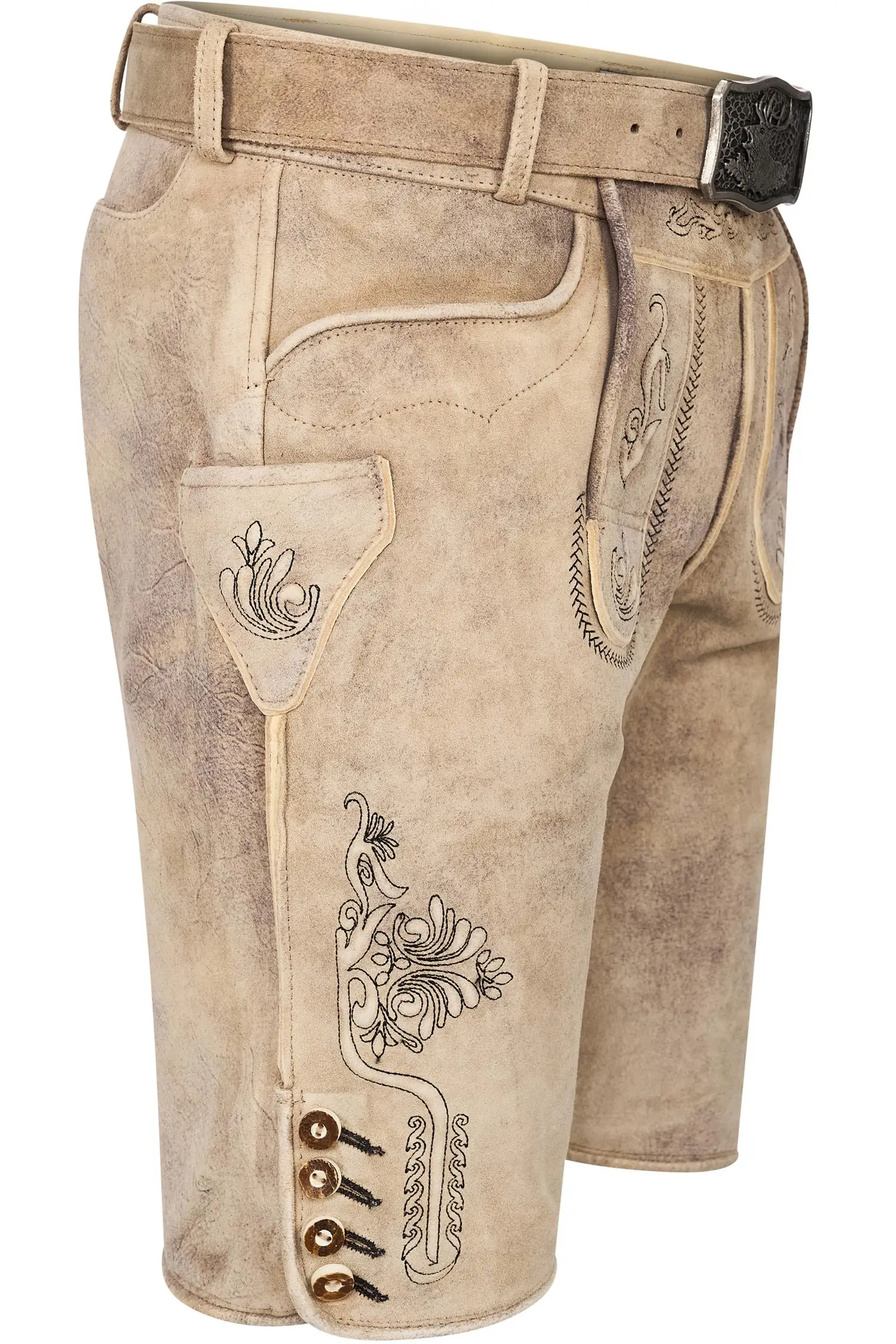 Hellbraune Lederhose Arno