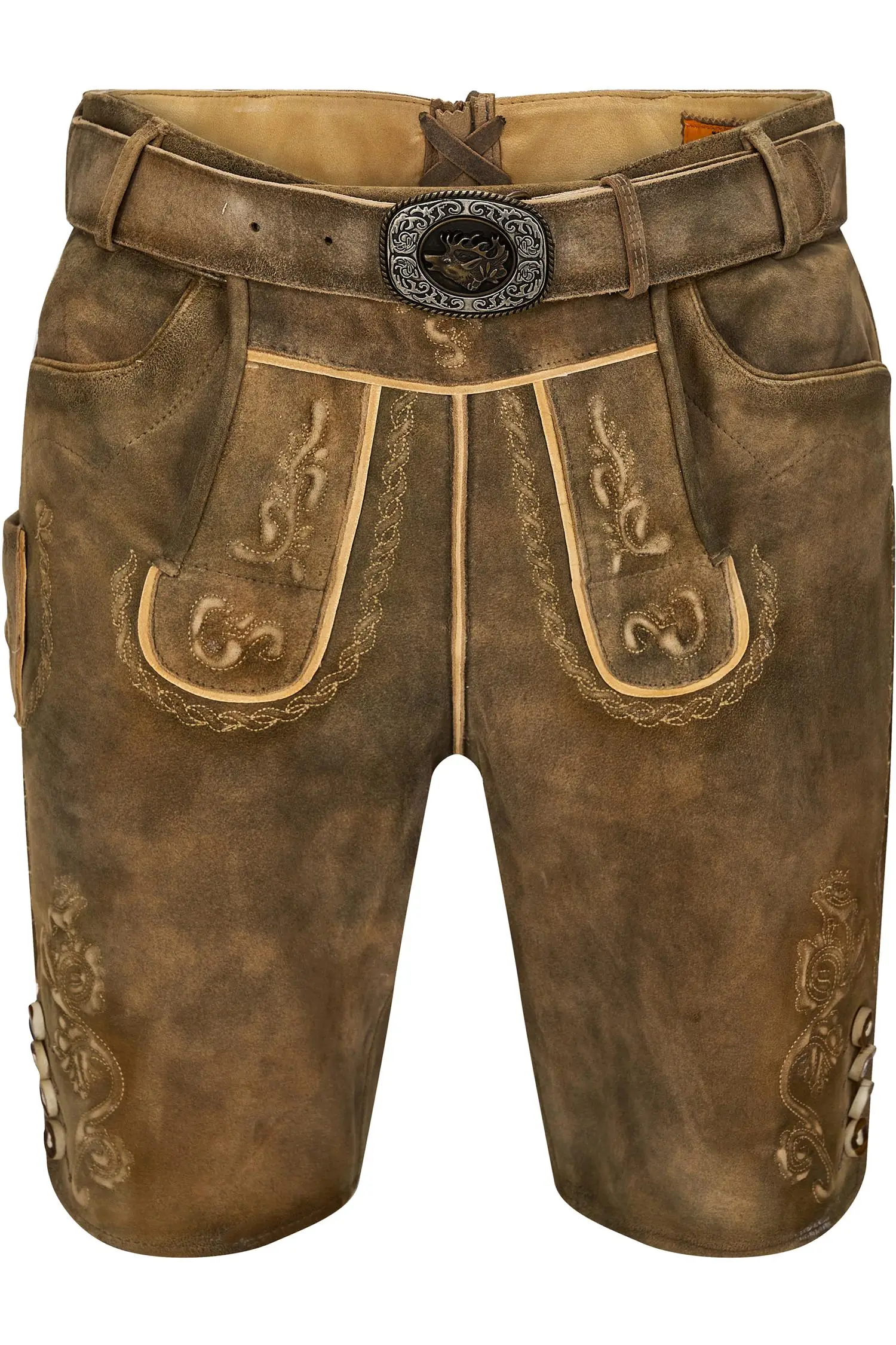 Maddox Lederhose Fuschlsee in Hellbraun