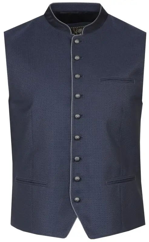 Trachtenweste Grünenbach von MarJo in Marine Herrenweste Marjo Grünenbach in marine