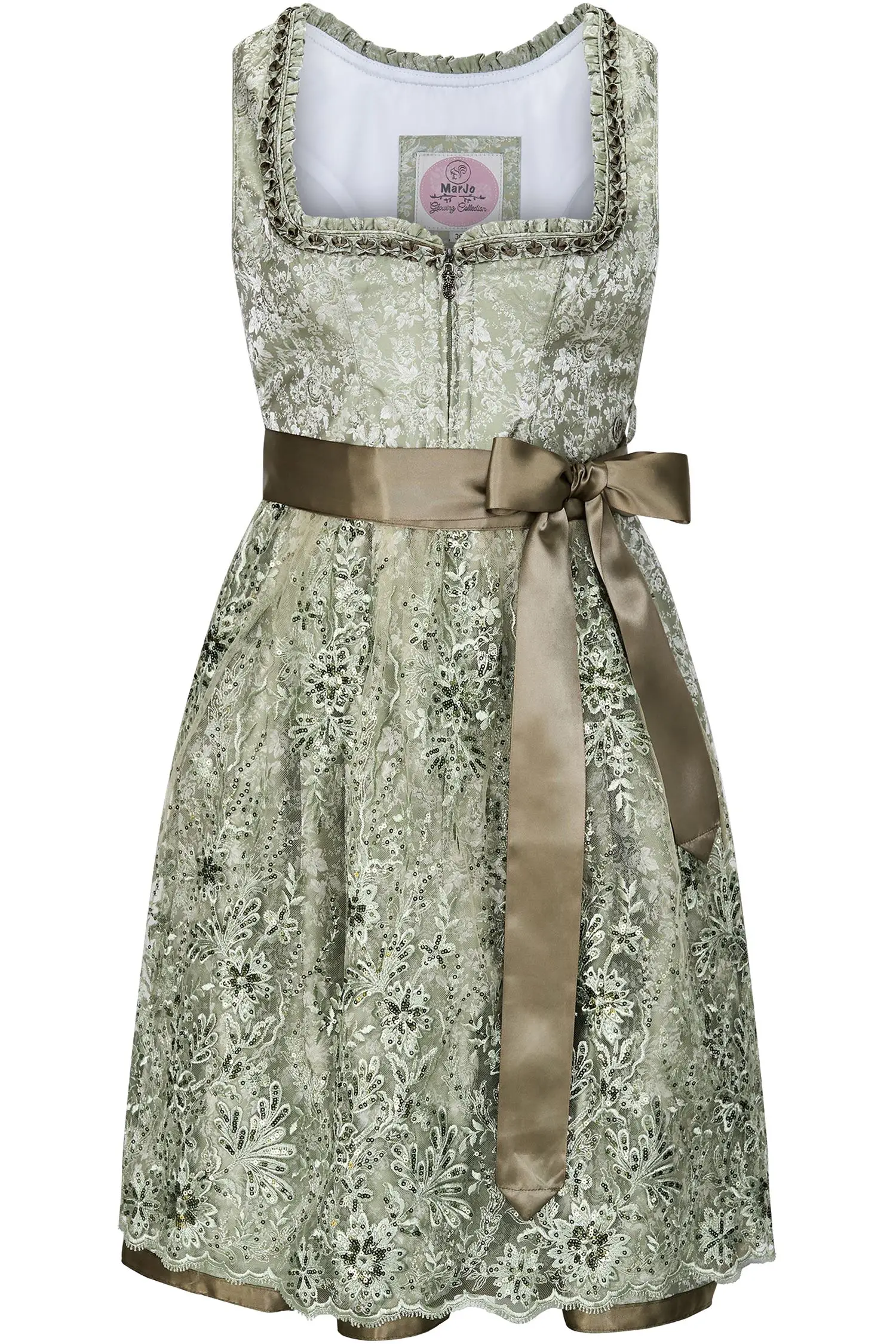Dirndl Antdorf von MarJo in Jadegrün