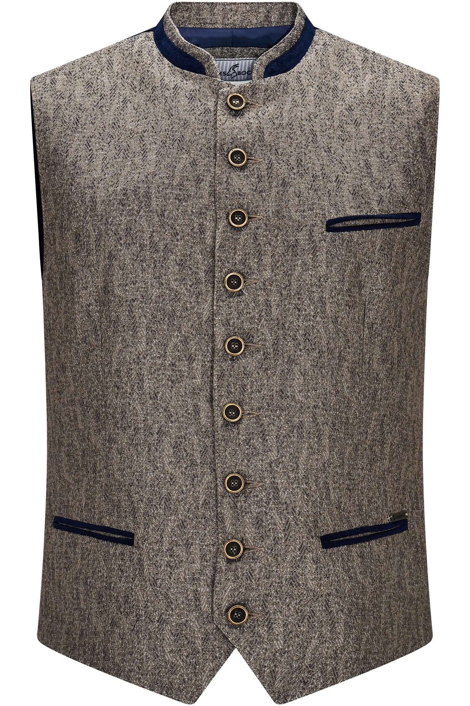 Gamsbock Weste Hans in Taupe