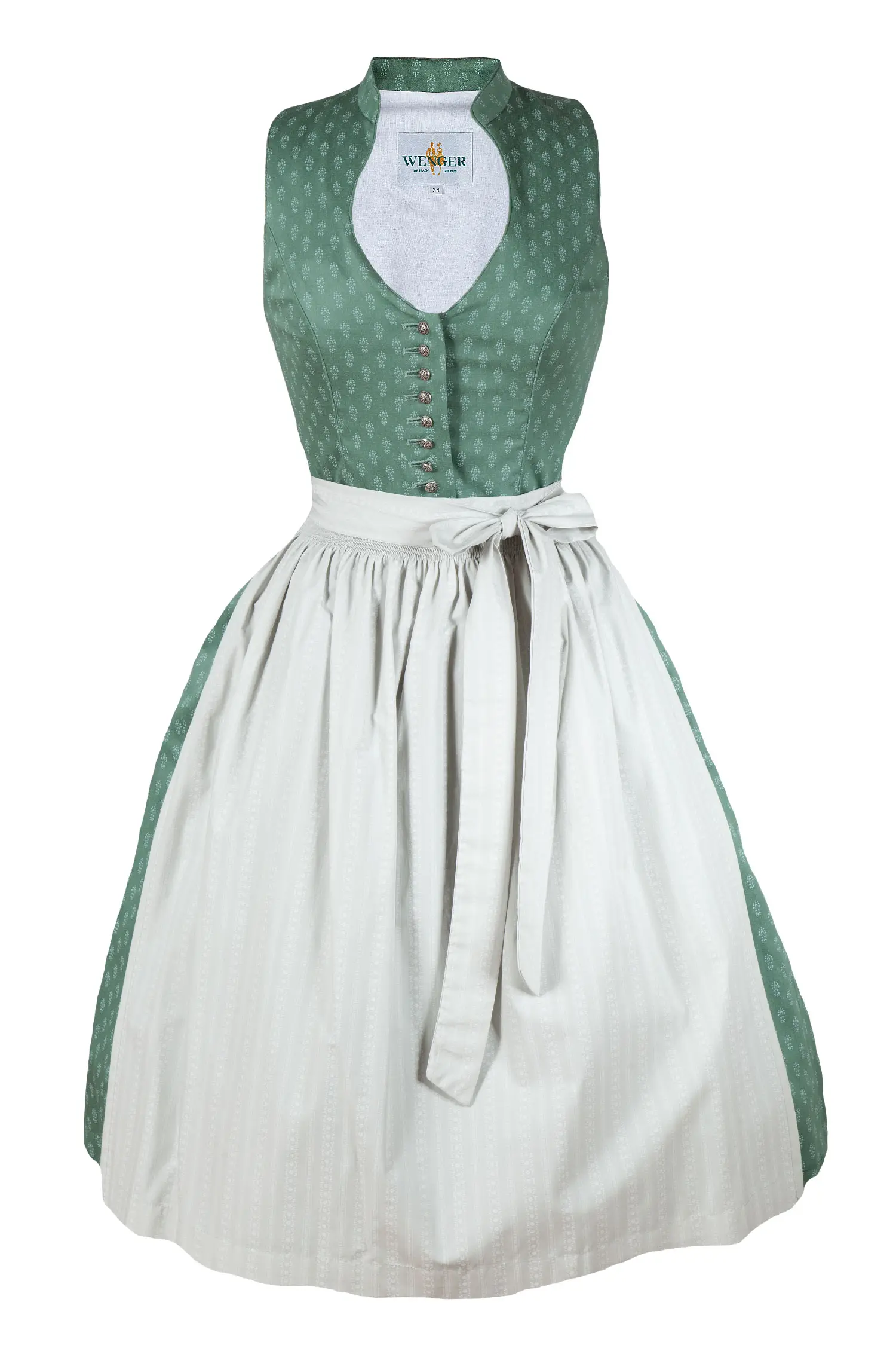 Dirndl Laurita von Wenger in salbei / mint