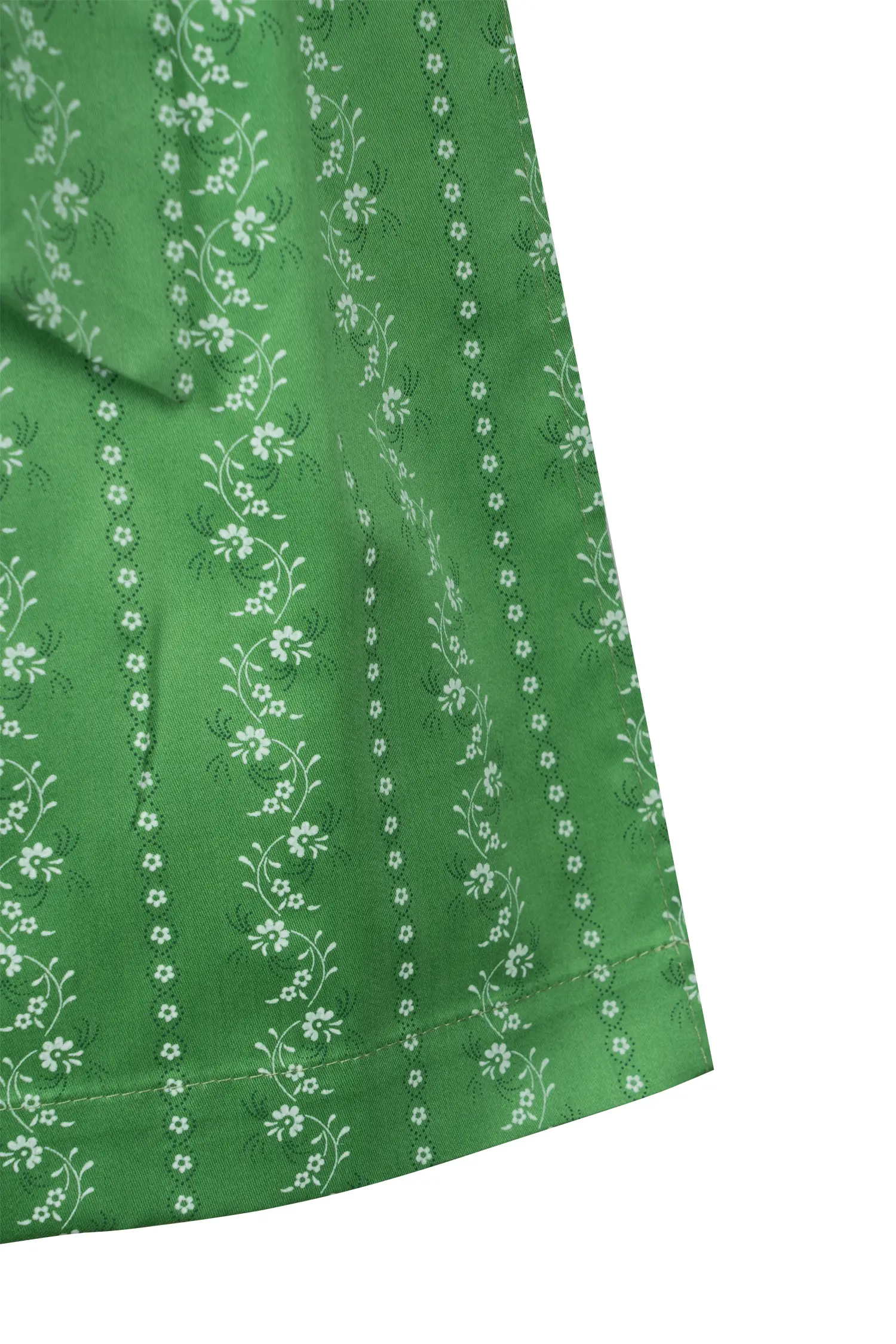 Dirndlschürze in grasgrün 70 cm - Detail