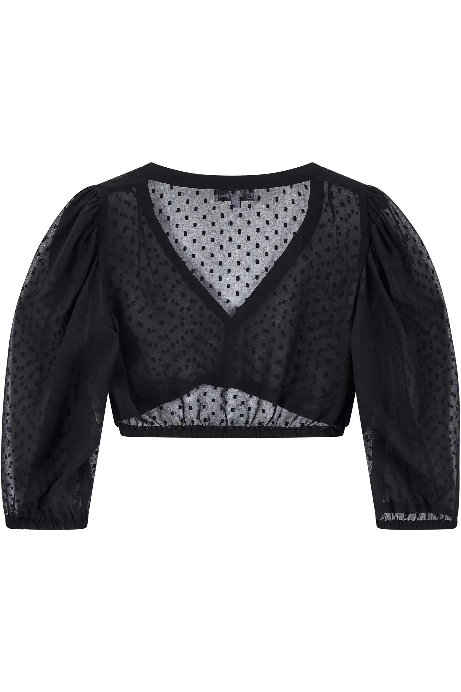 MarJo Dirndlbluse Ahorntal in Schwarz