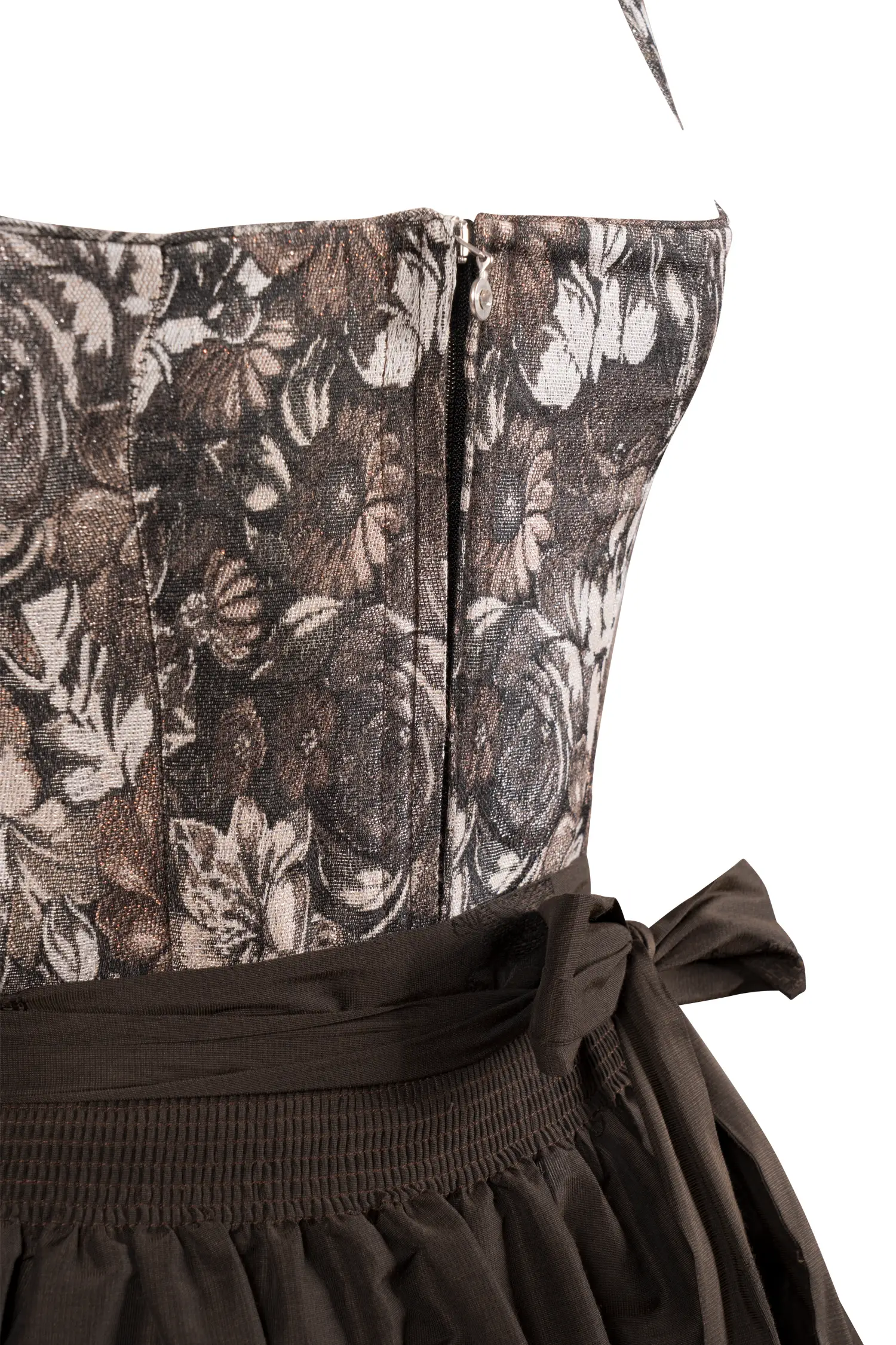 Braunes Dirndl Isabella von Sissi ey! - Detail Mieder
