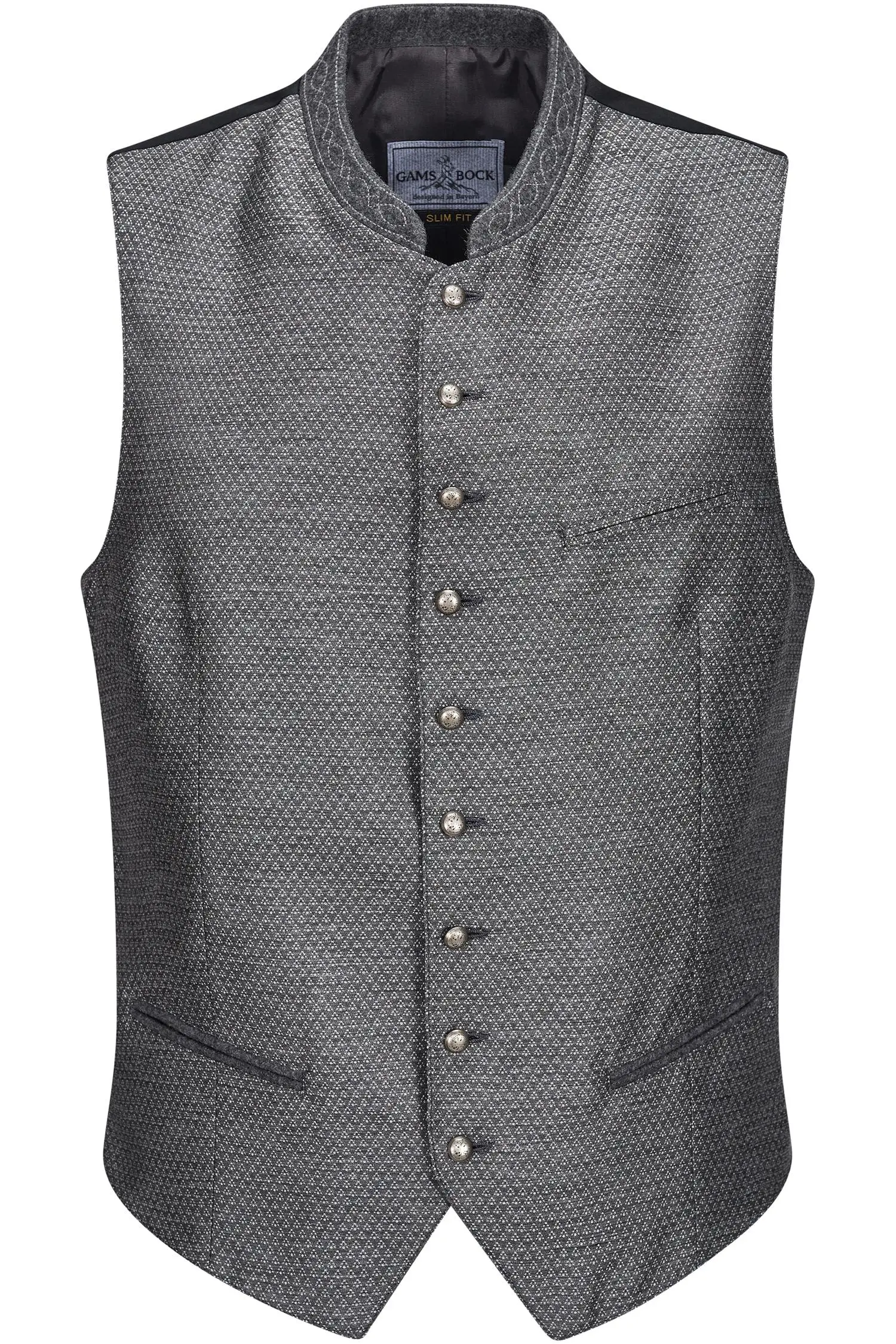 Gamsbock Weste Moritz in Grau