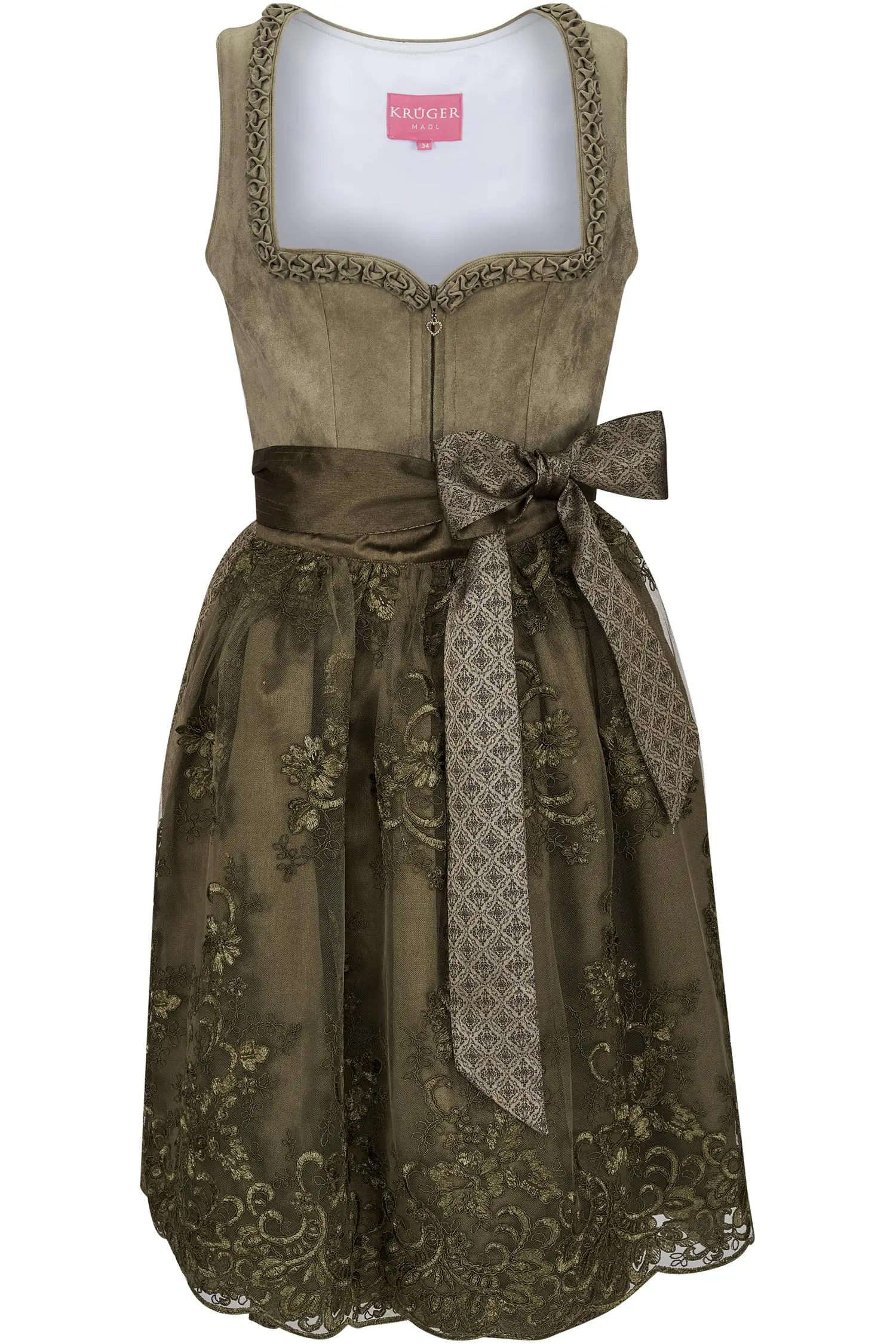 Dirndl Aysha von Krüger in Grün Krüger Dirndl Aysha in Oliv