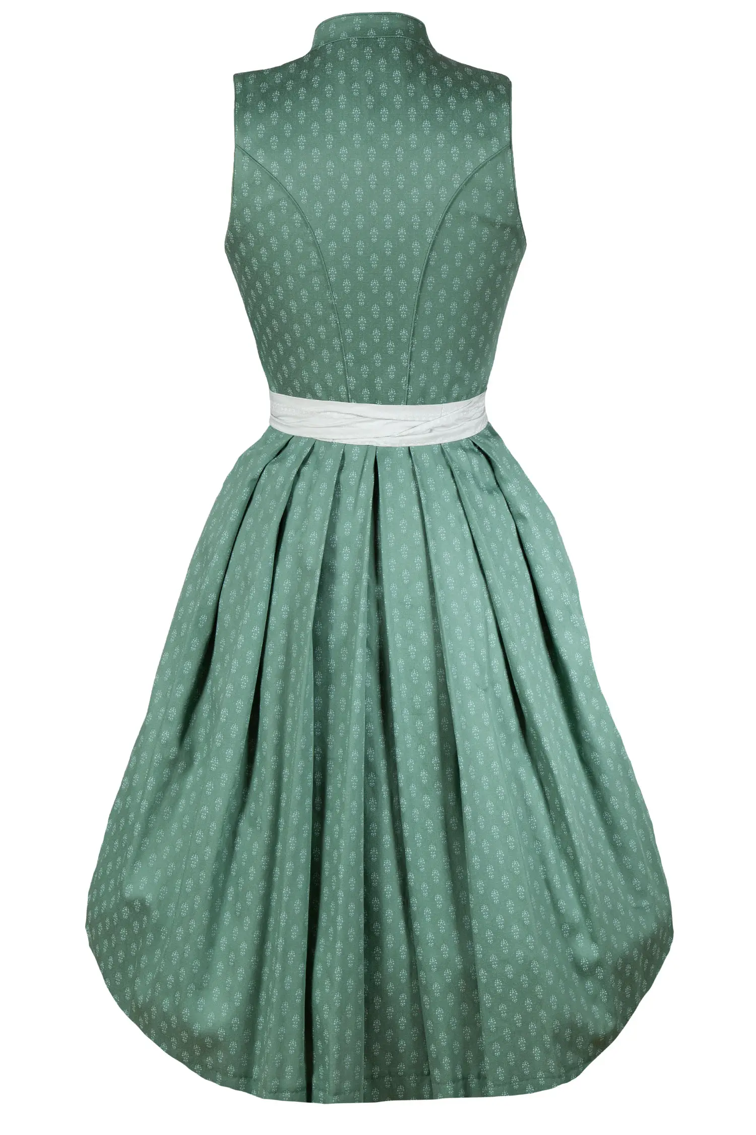 Dirndl Laurita von Wenger in salbei / mint - Rückansicht
