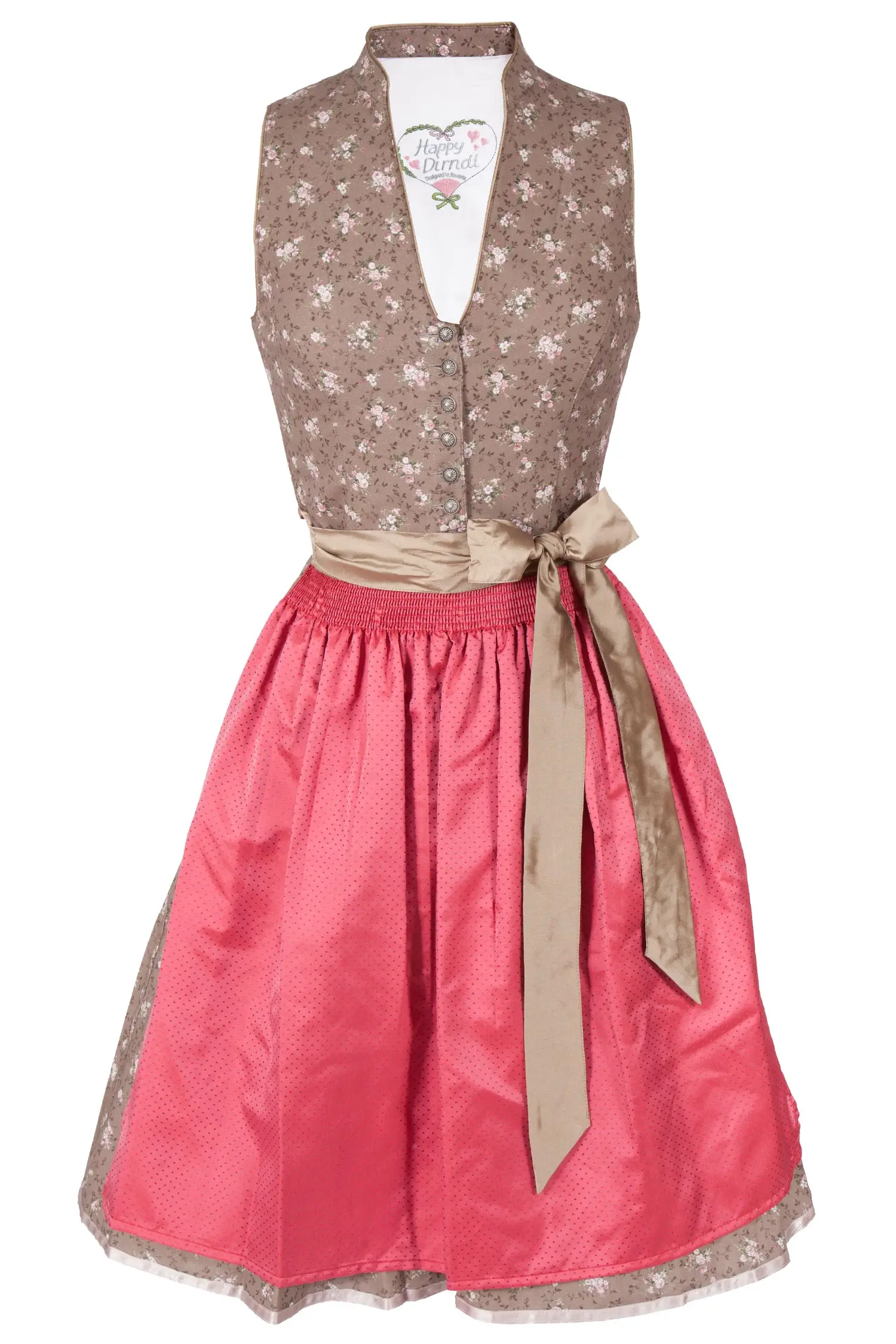 mini-dirndk-braun-rot-3081-0081-be8-19-06b-1702-a Mini Dirndl in braun mit Glanzschürze in erdbeerrot