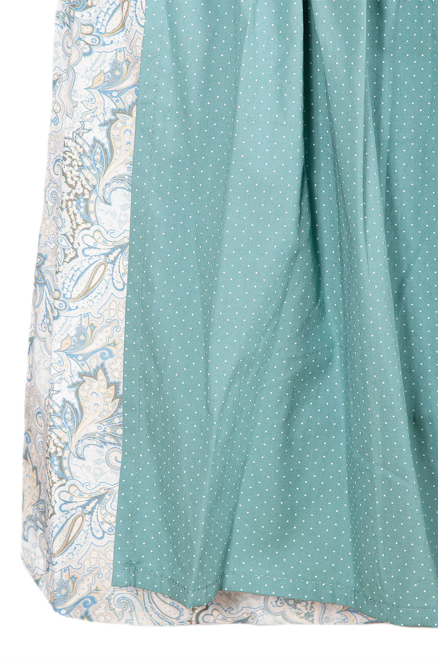 Traditionelles Dirndl von Sissi ey! in petrol - Detail Rock