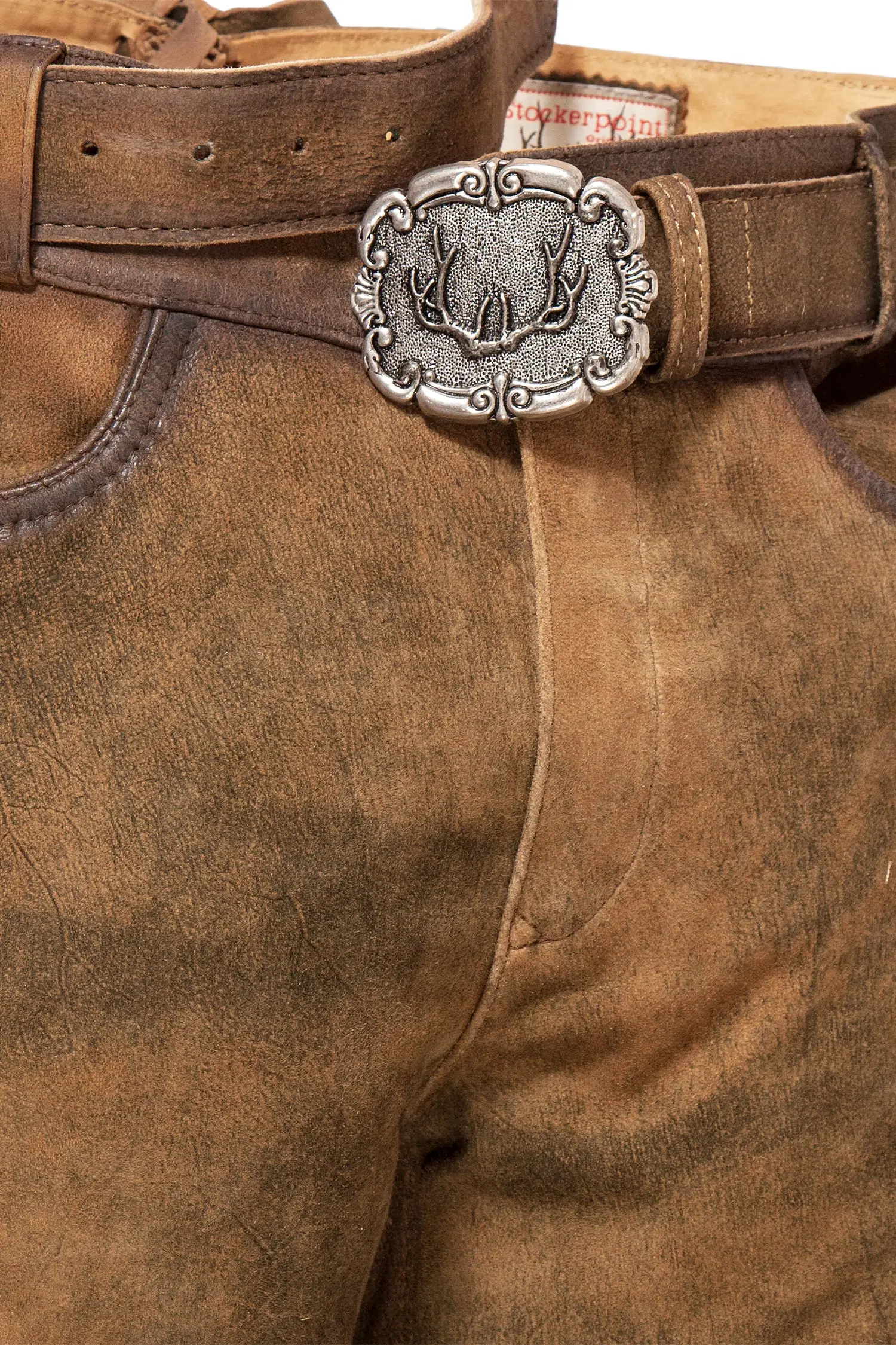 lederhose-mit-reissverschluss-braun-1617-0006-3na-20-03f-8479-b Kurze Lederhose Tracht Corbi in havanna Latz