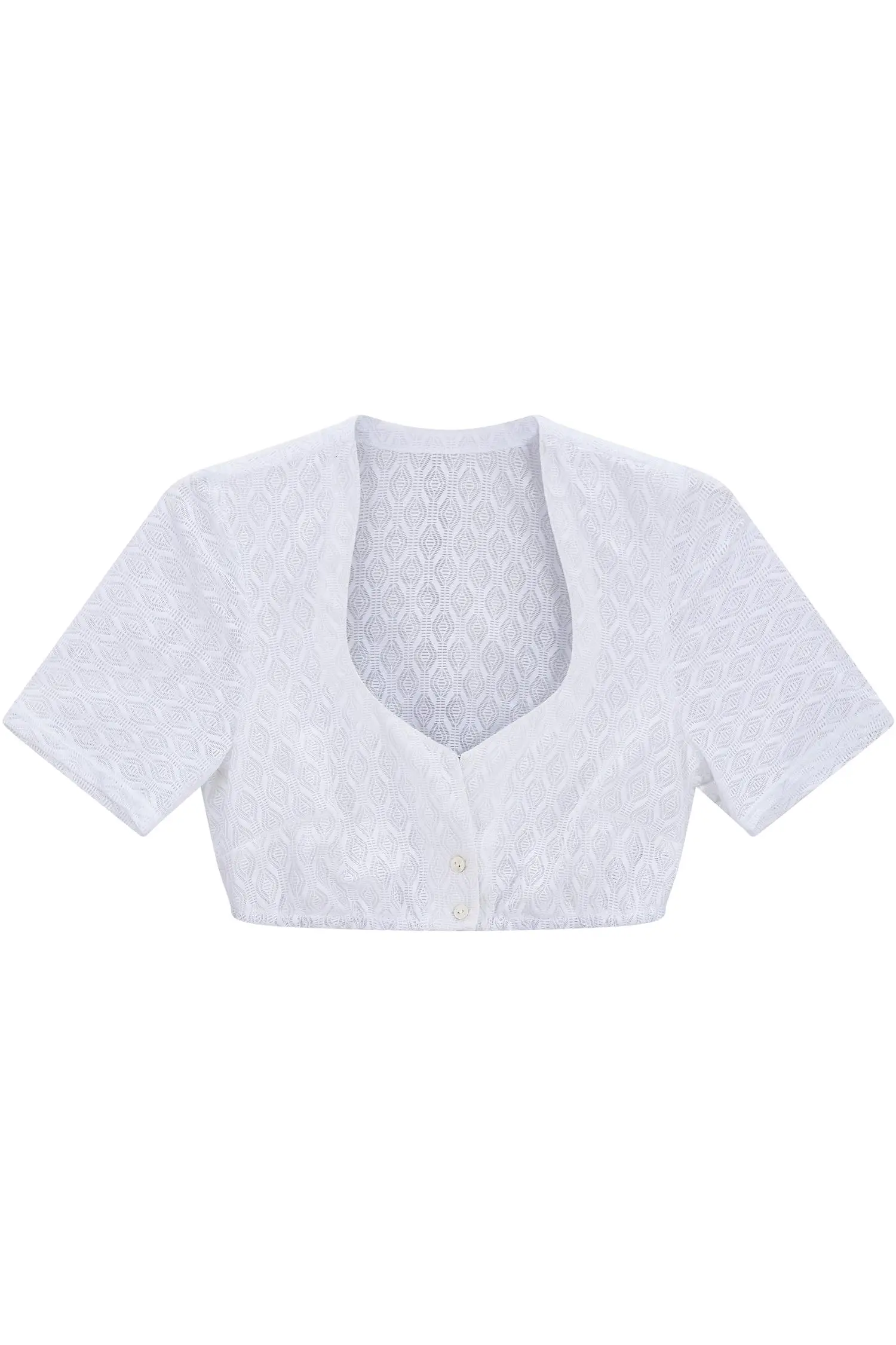 Weiße Dirndlbluse von Waldorff 
