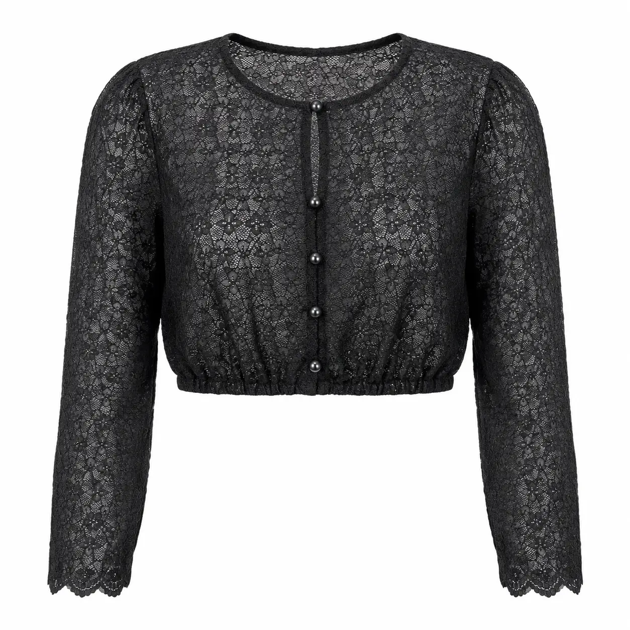 Schwarze Dirndlbluse Babenhausen von MarJo
