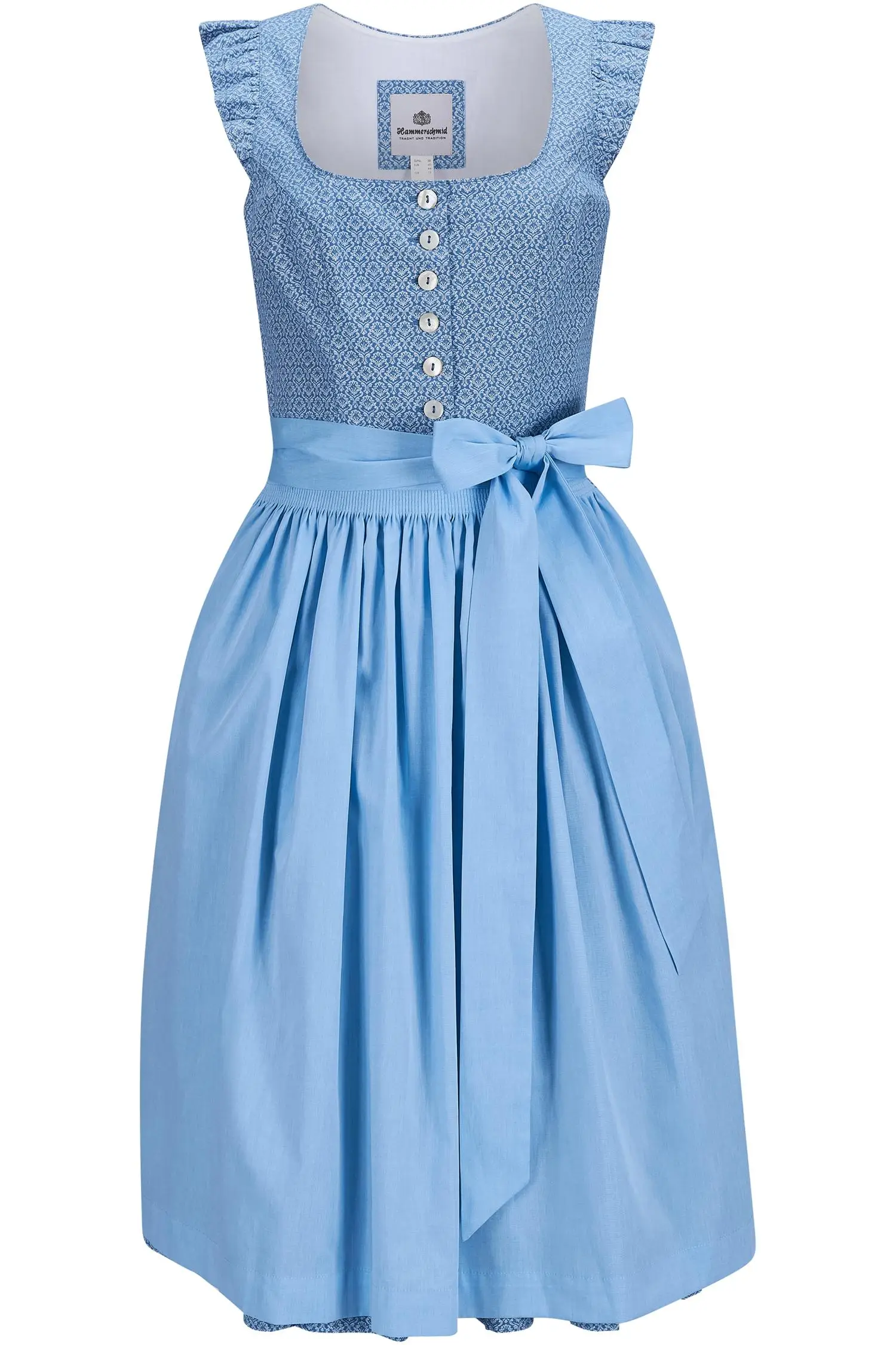 Dirndl Funtensee von Hammerschmid in Blau Gamsbock Dirndl Funtensee in Blau