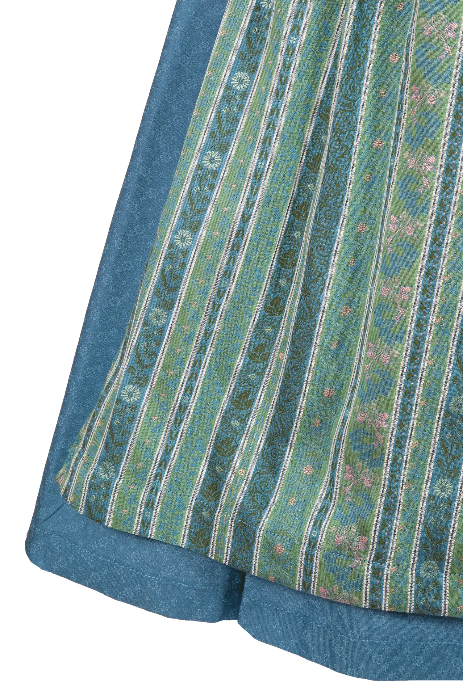 Sissy ey! Dirndl in grünblau - Detail Rock