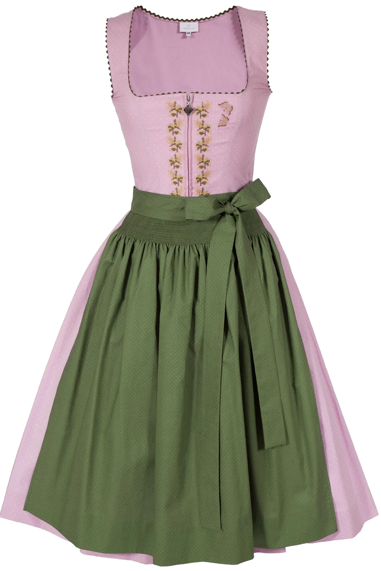 Sportalm Dirndl aus Baumwolle in altrosa Hitzgwand