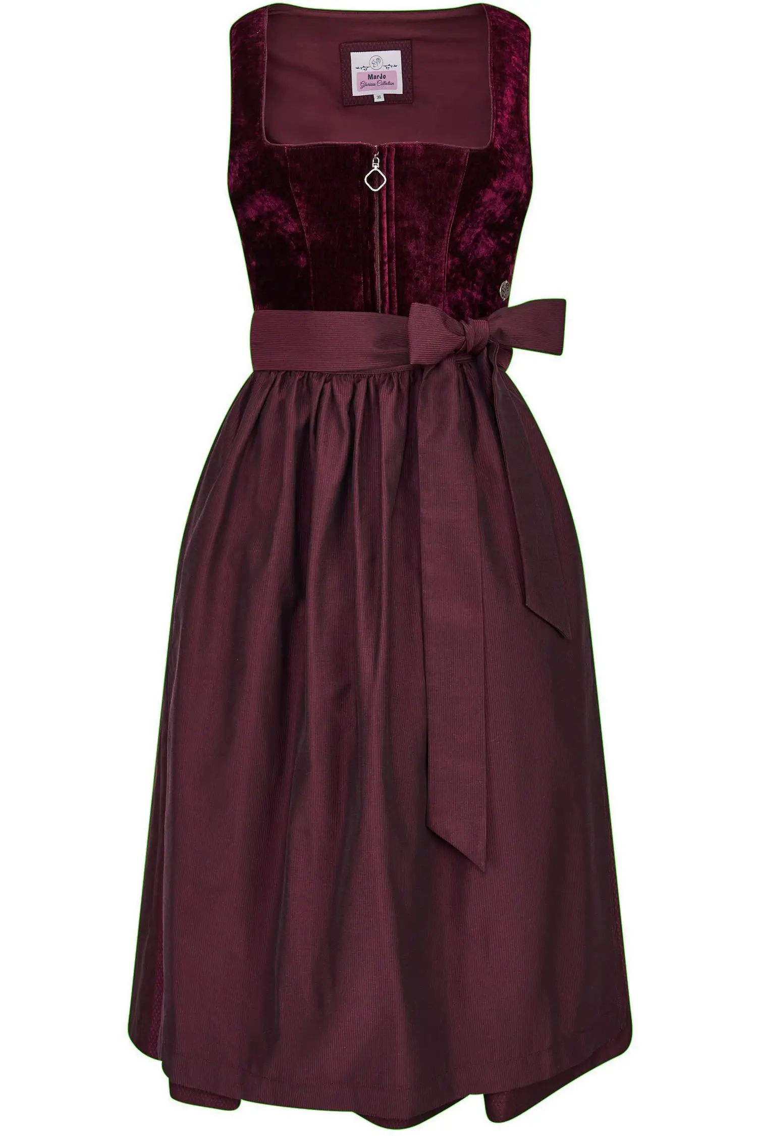 Dirndl Kirchham von MarJo in Dunkelrot MarJo Dirndl Kirchham in Dunkelrot