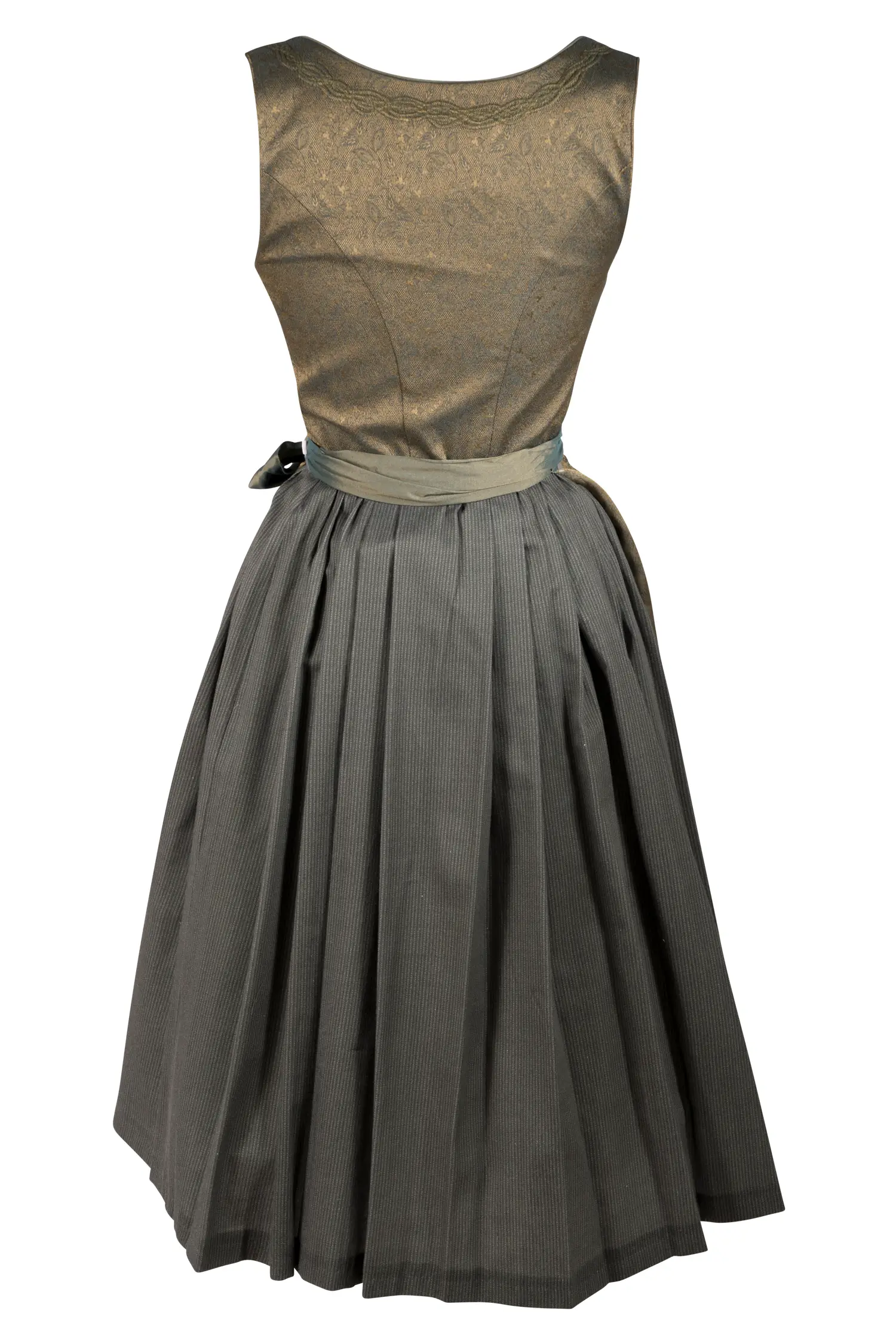 Limitiertes Dirndl in oliv von Sissi ey! - Rückansicht