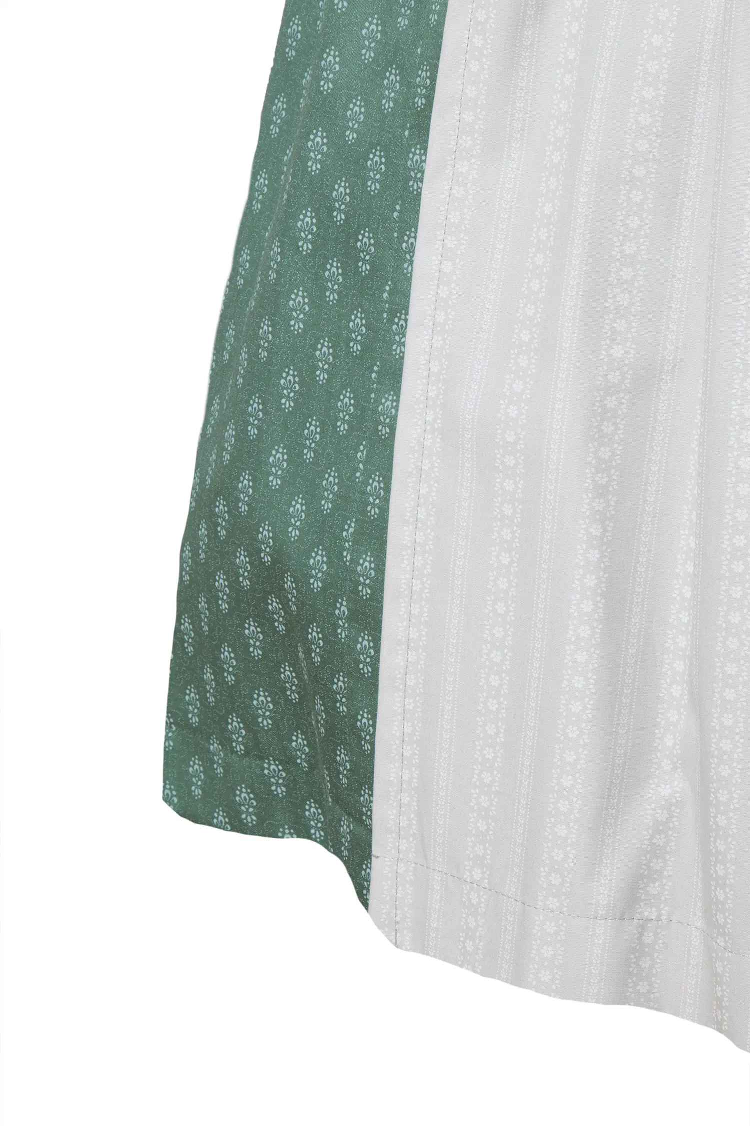 Dirndl Laurita von Wenger in salbei / mint - Detail Schürze