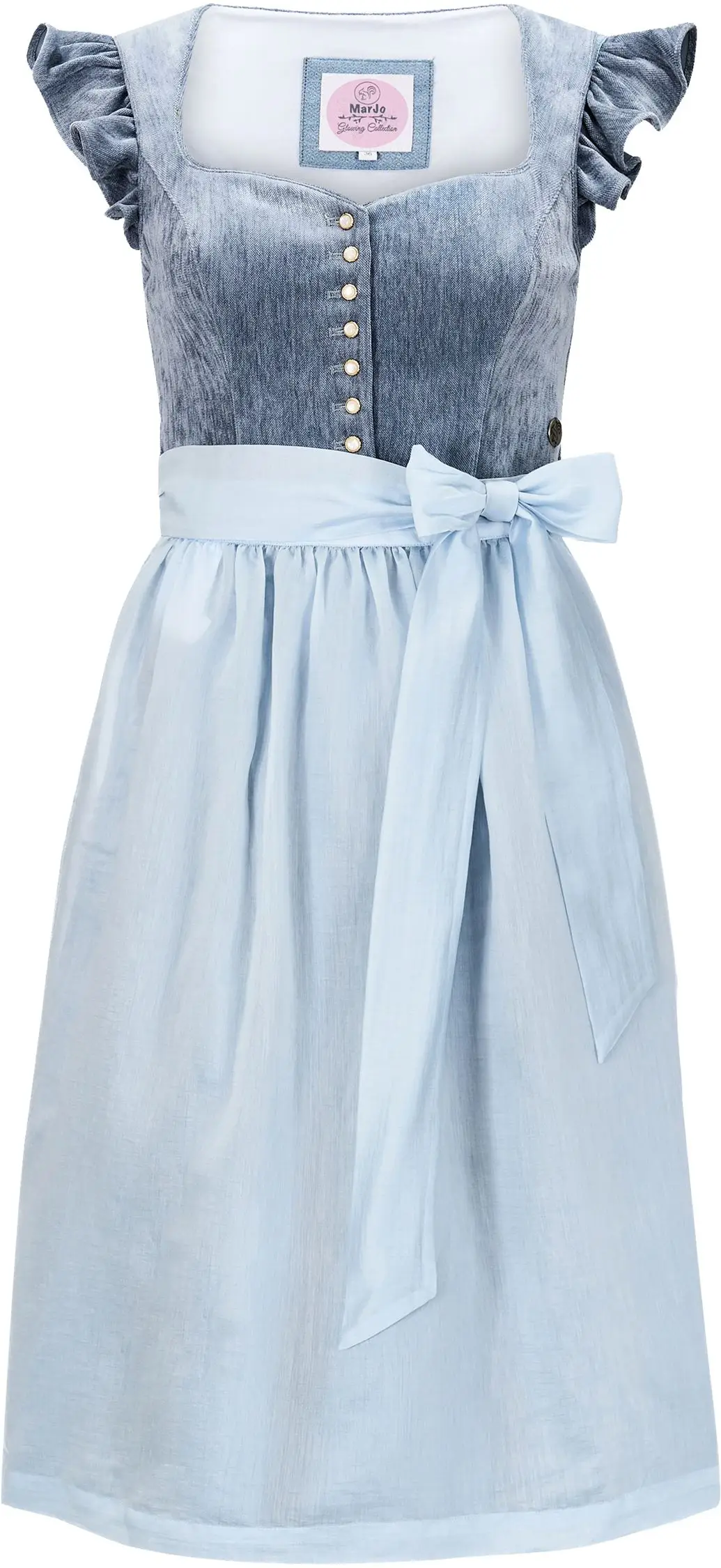 Dirndl Hochwinkel von MarJo in Himmelblau Dirndl Hochwinkel von MarJo in Himmelblau