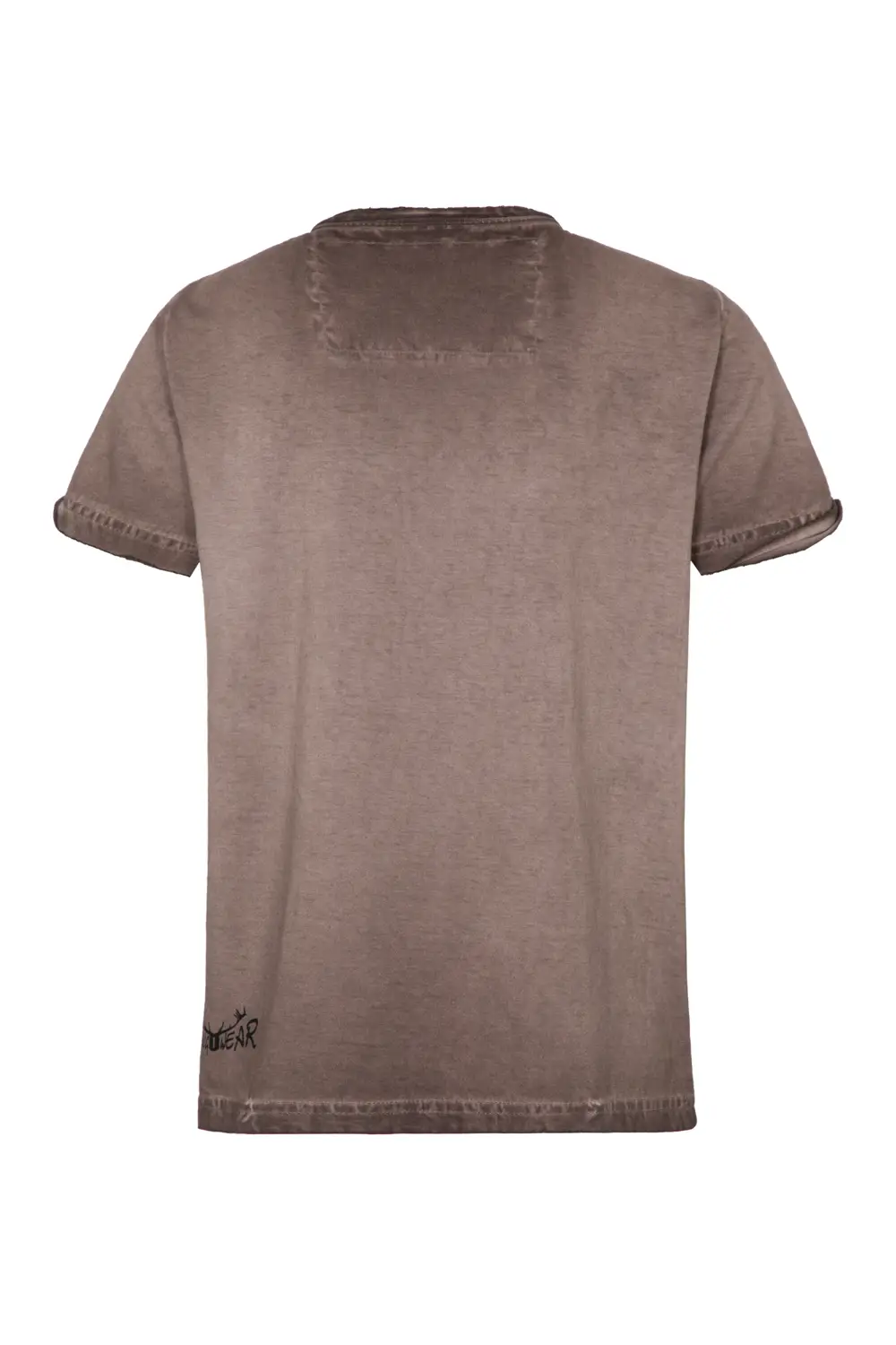 braunes lässiges Trachtenshirt