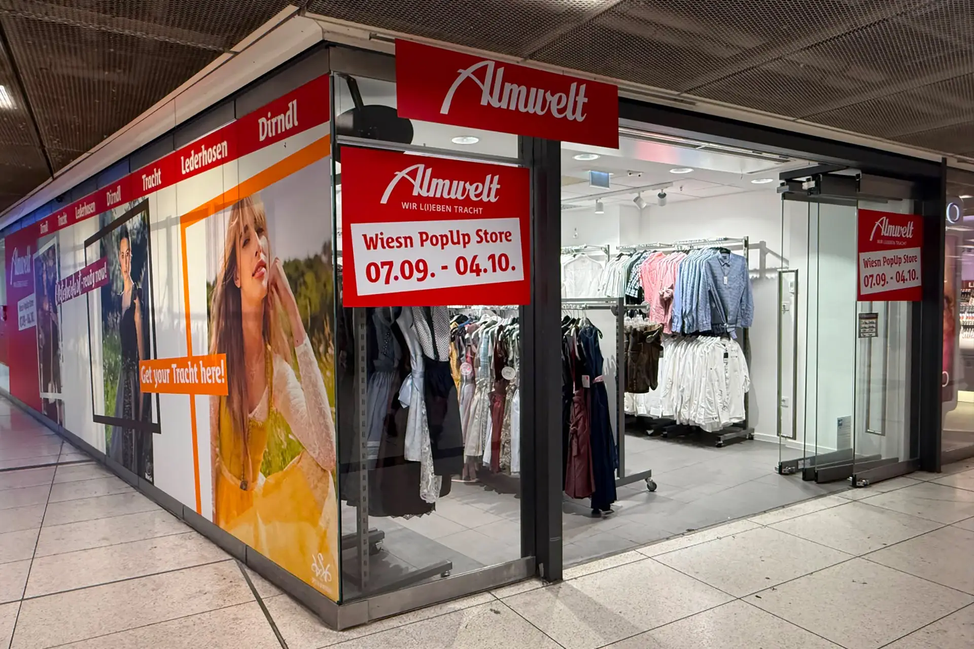 Almwelt Hauptbahnhof Passagen München
