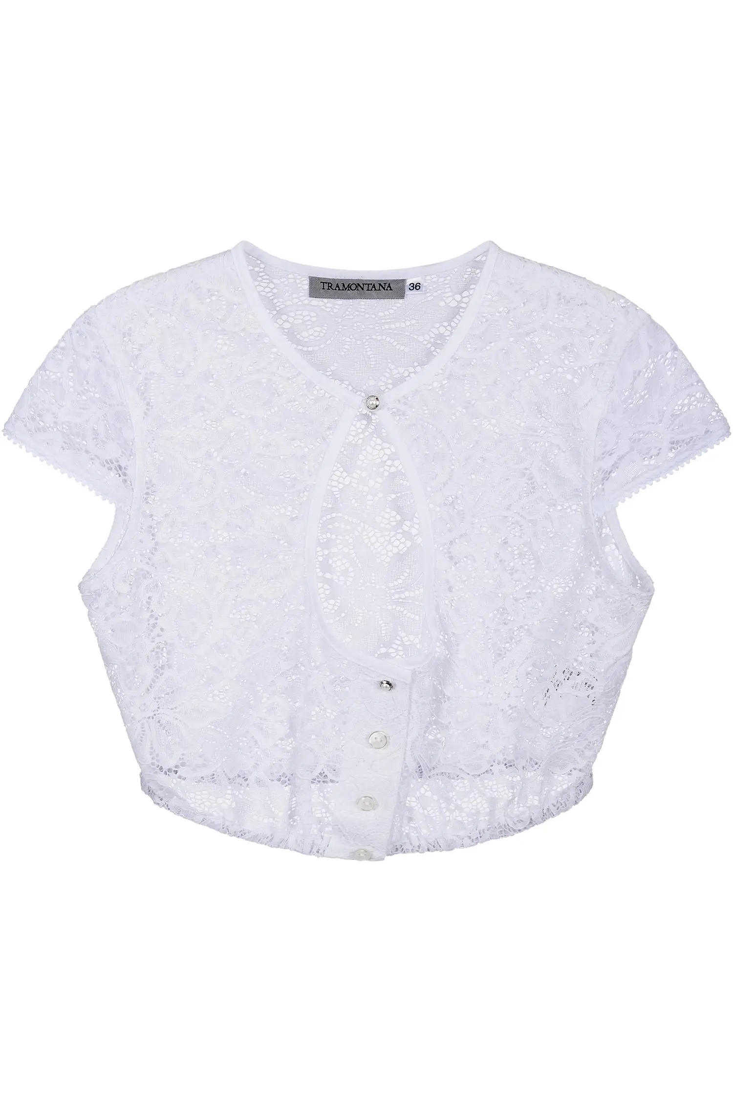 Tramontana Dirndlbluse in Weiß
