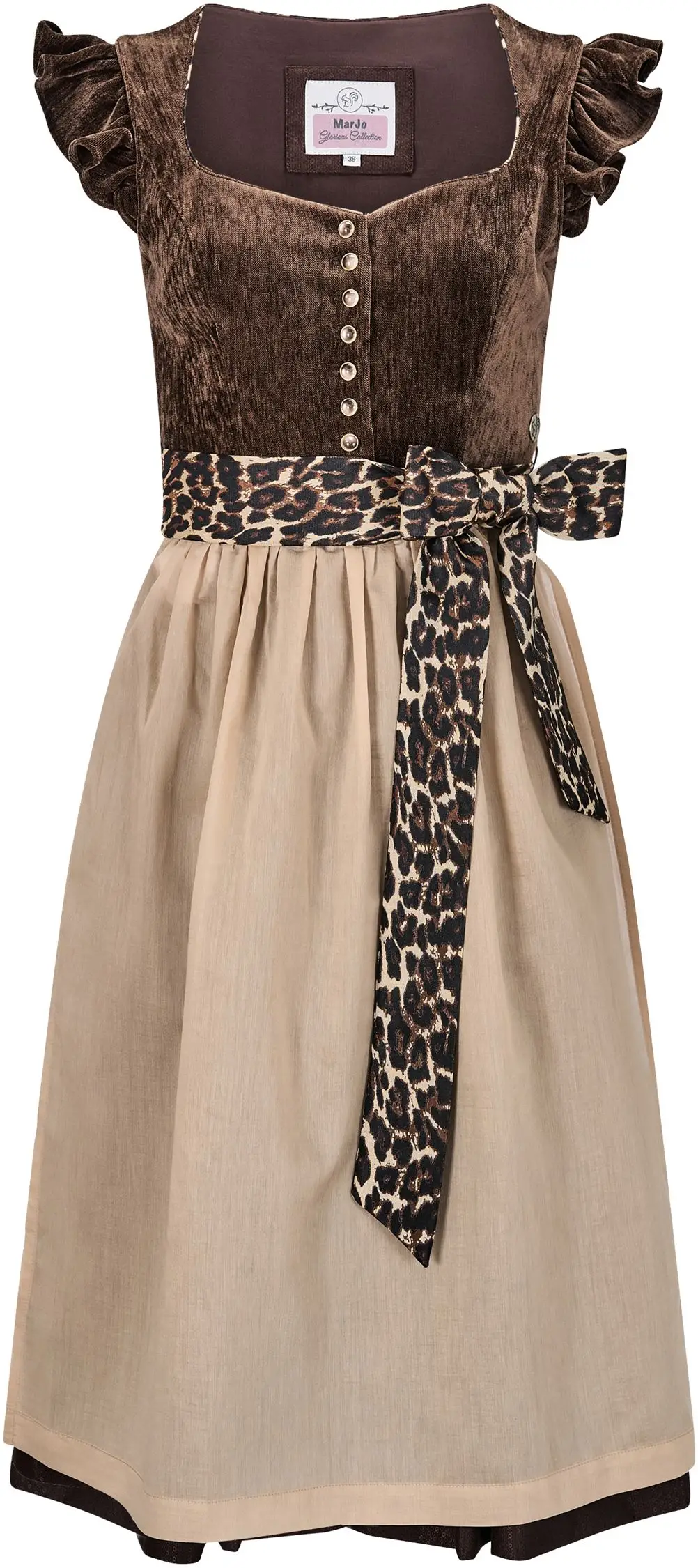 Dirndl Oberhofen von MarJo in Braun