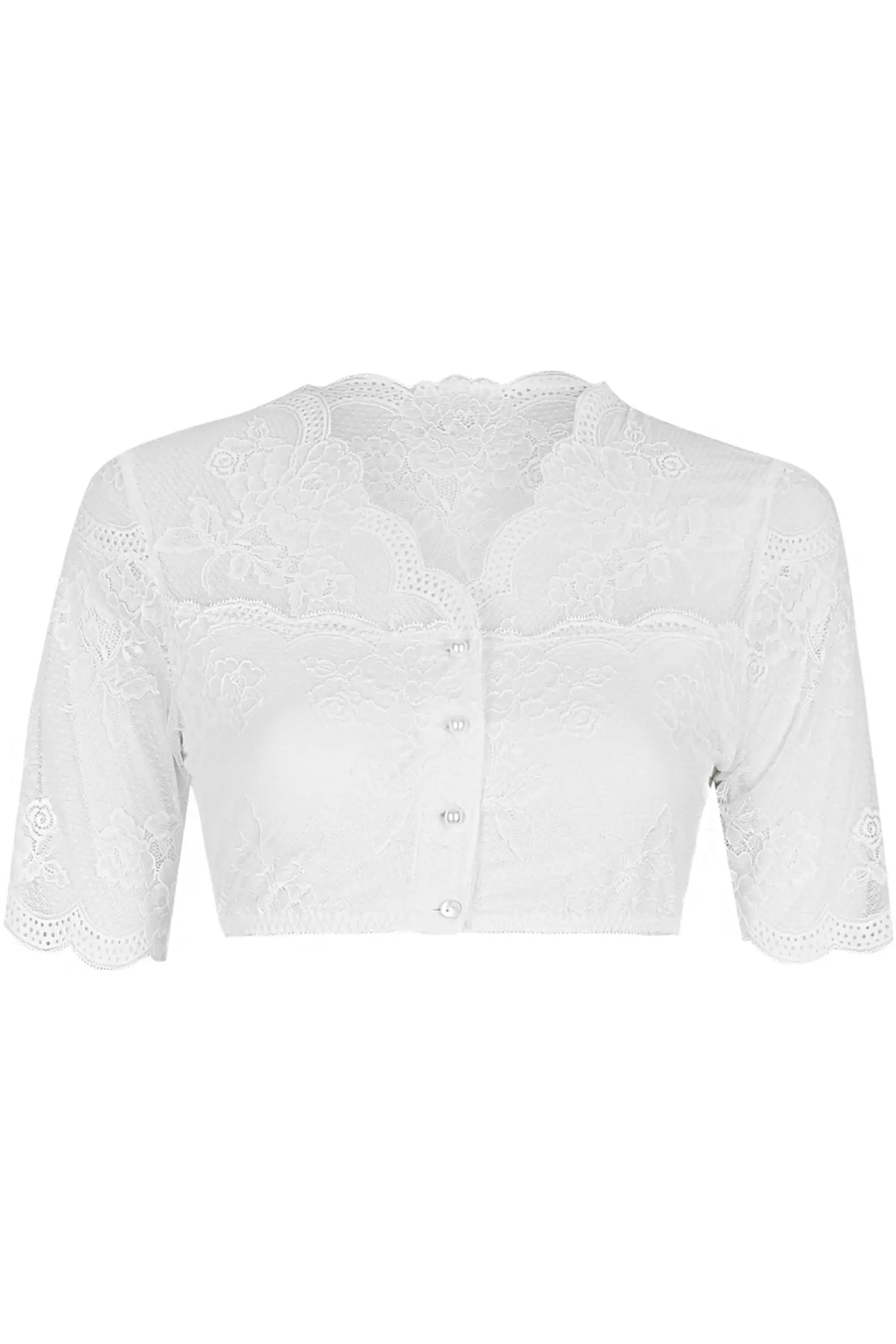 Dirndlbluse Julia von Nina von C. in Weiß 