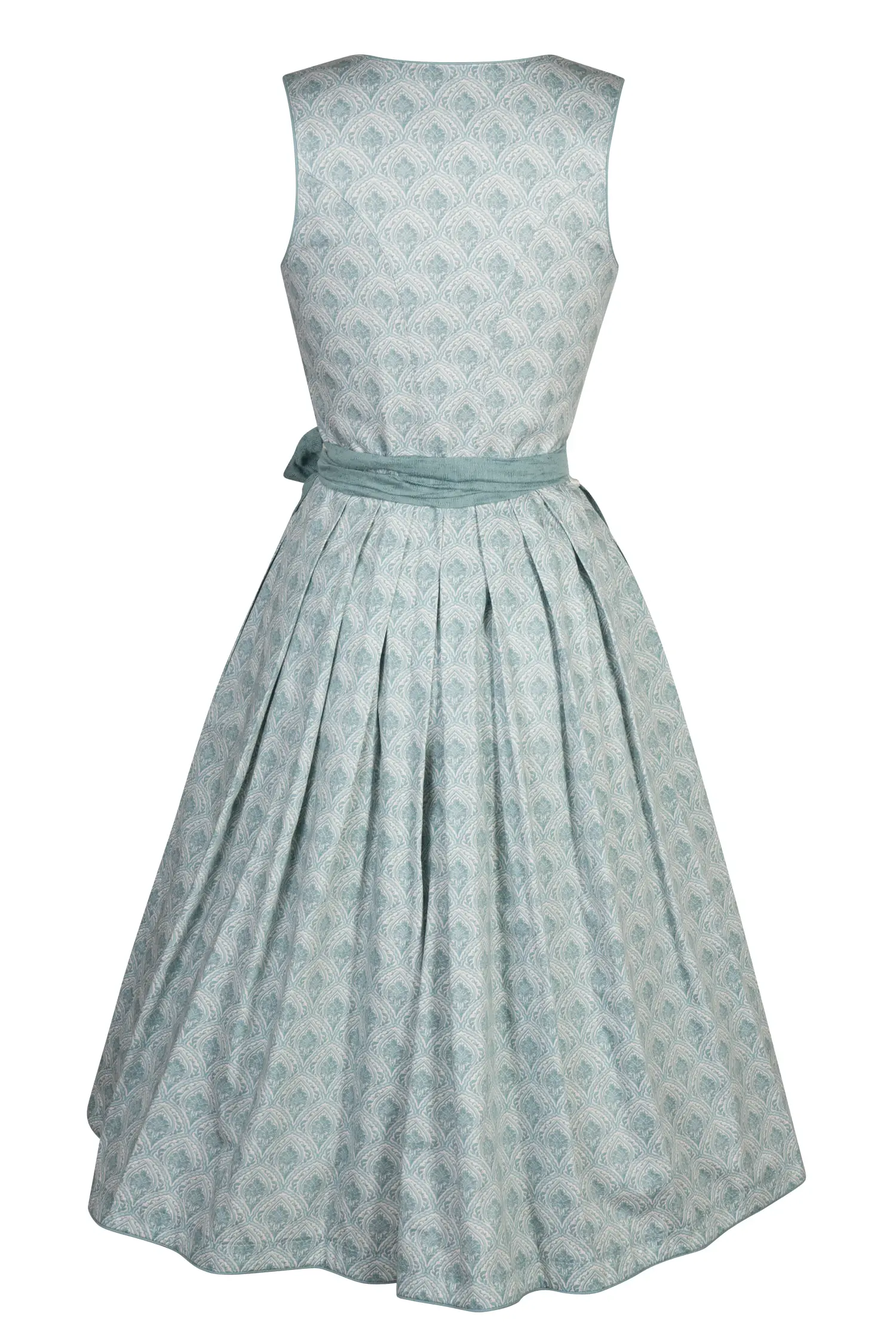 3097-1779-tk4-24-01-1803987 Sommerdirndl in mint mit luftiger Schürze - Rückansicht