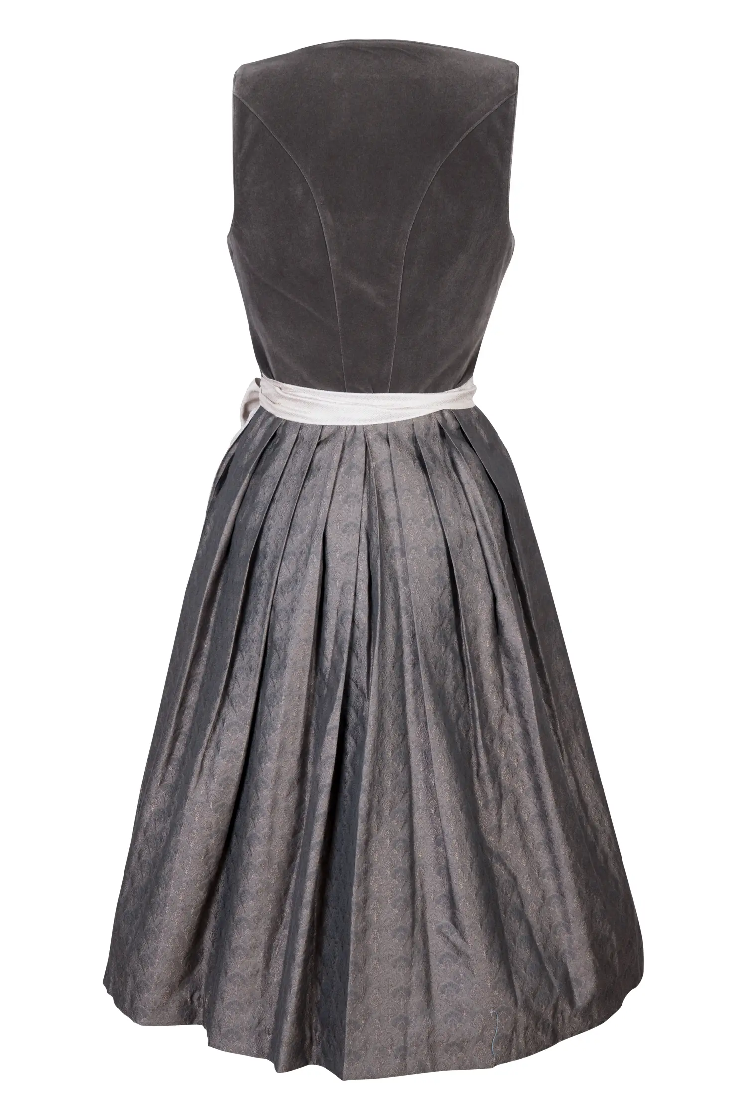 Dirndl Marlene in schokobraun - Rückansicht