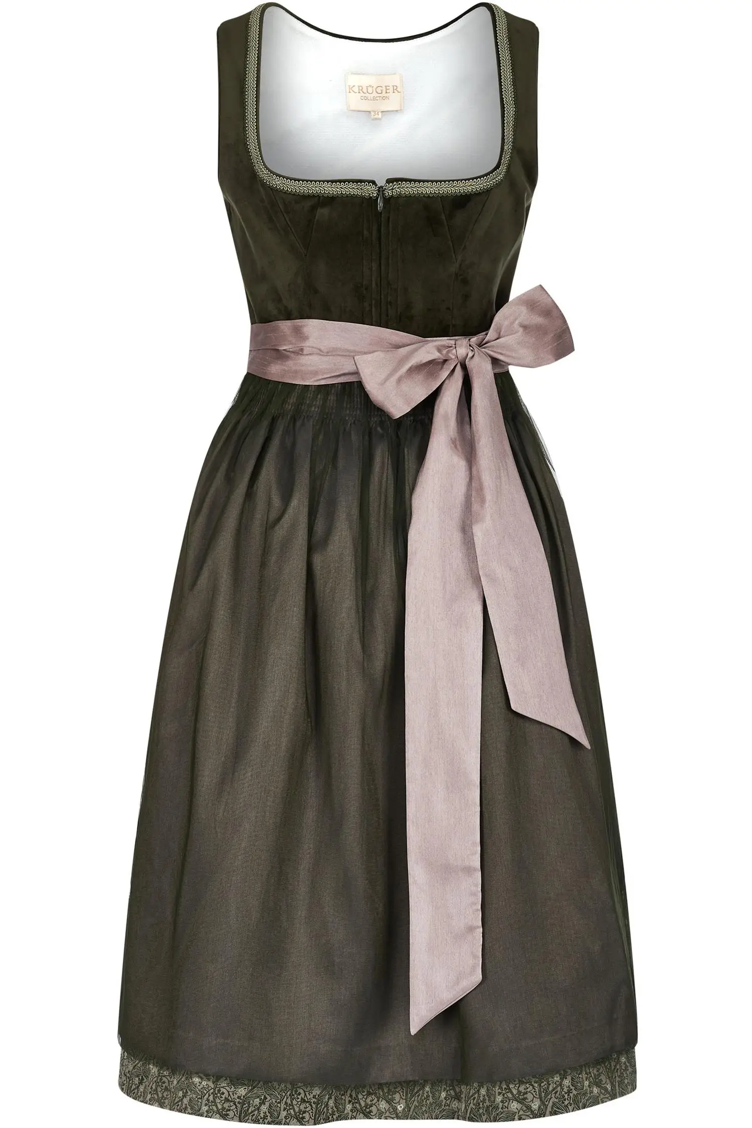 Dirndl Farine von Krüger in Dunkelgrün Dirndl Farine in dunkelgrün von Krüger