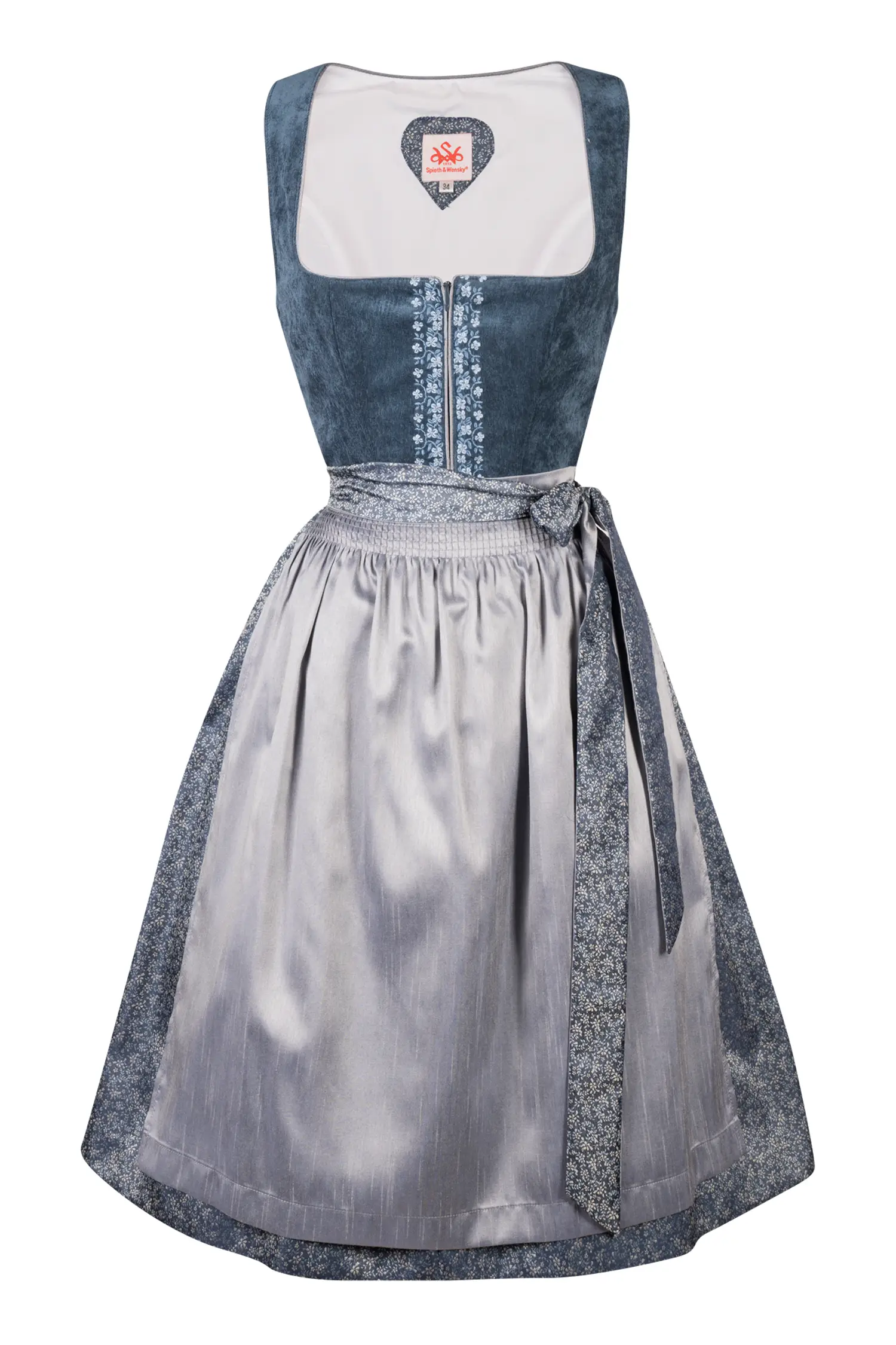 Dirndl von Spieth und Wensky in Blau