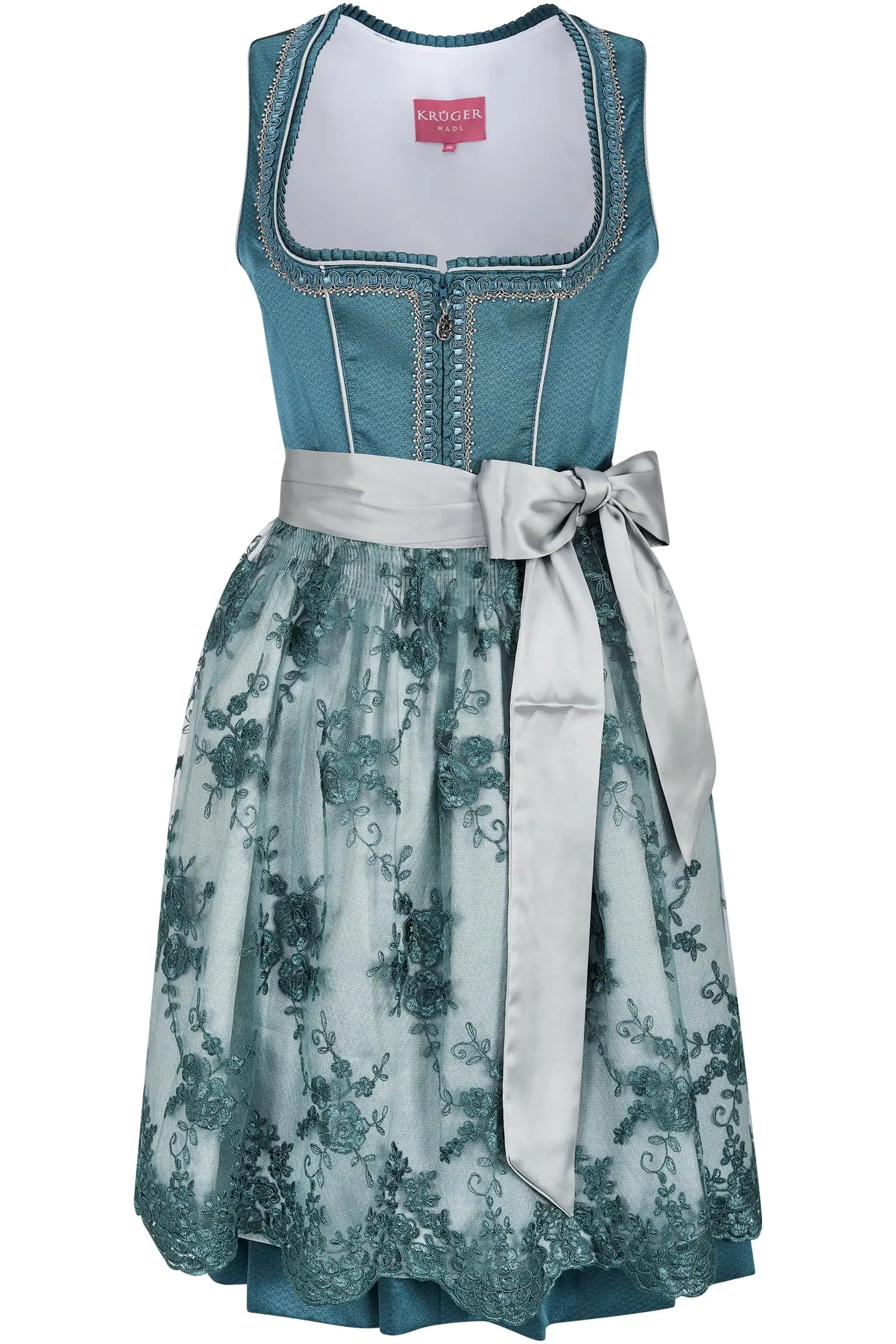 Krüger Dirndl Inana in Türkis